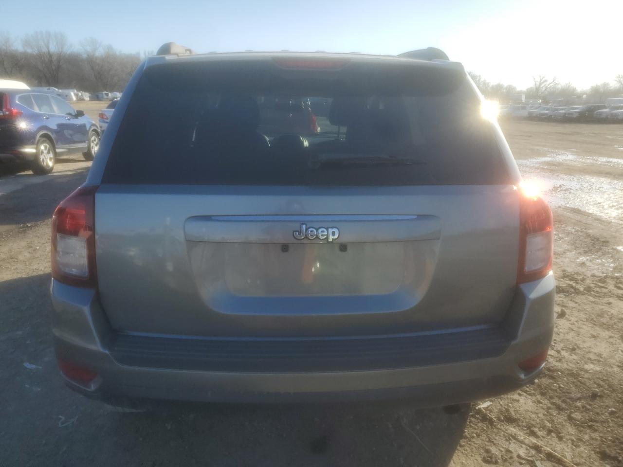2014 Jeep Compass VIN 1C4NJCBA9ED593612 Copart auction photo, front end damage thumbnail 6