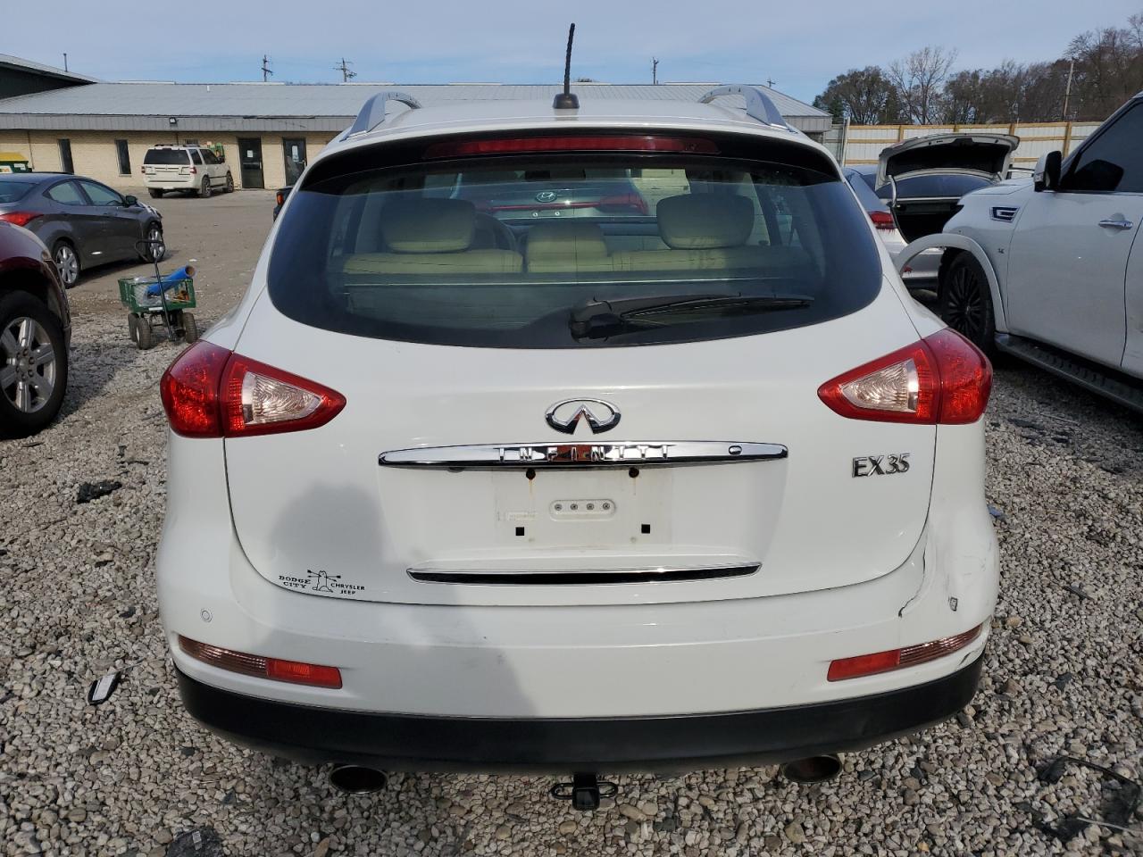 2009 Infiniti EX VIN JNKAJ09F29M951359 Copart auction photo, front end damage thumbnail 6