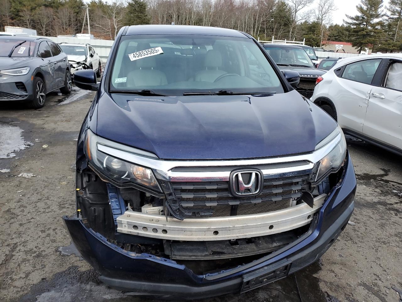 2017 Honda Ridgeline VIN 5FPYK3F53HB005294 Copart auction photo, front end / minor dent/scratches damage thumbnail 5