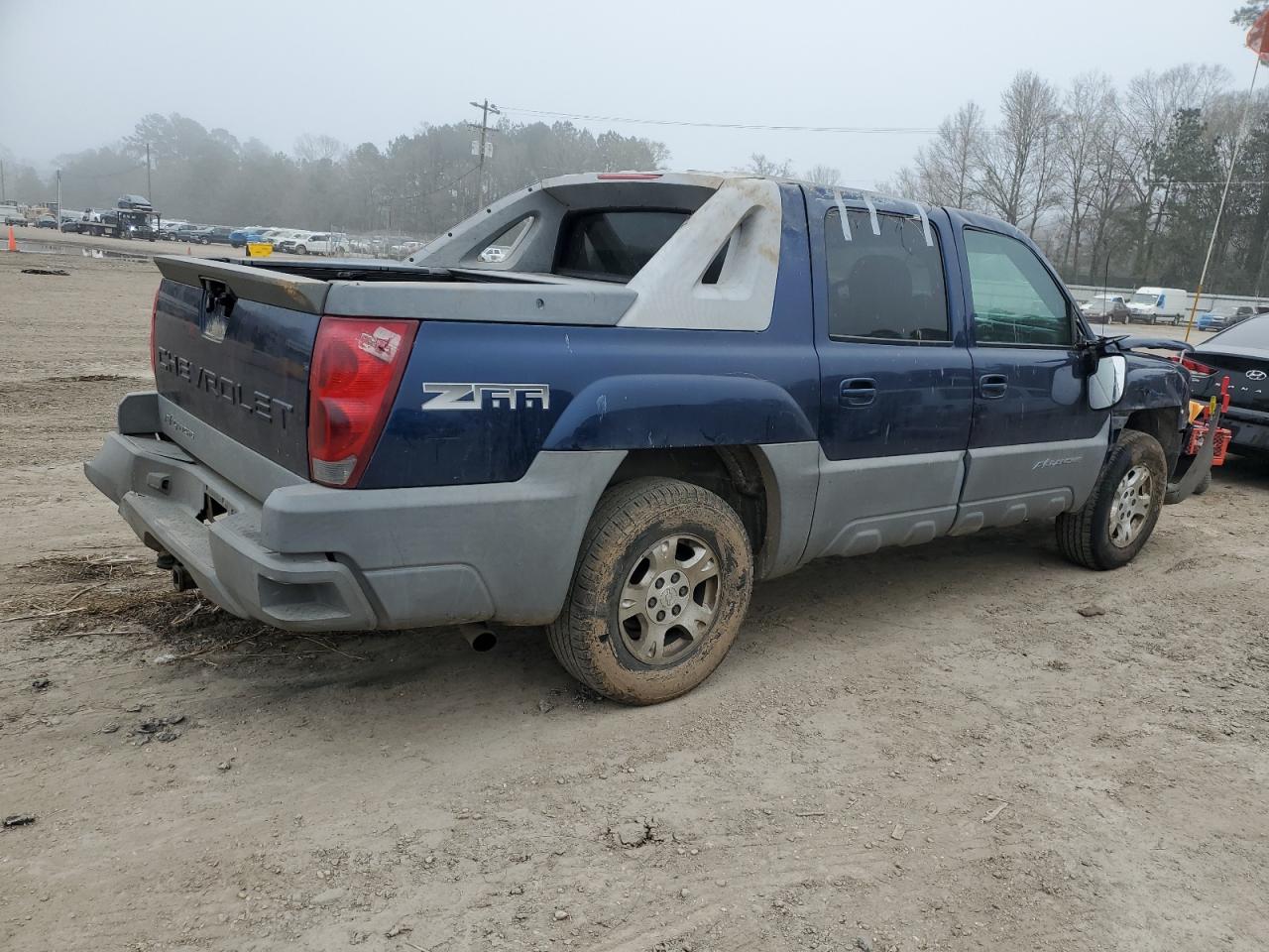 2002 Chevrolet Avalanche VIN 3GNEC13T42G258083 Copart auction photo, rollover damage thumbnail 3