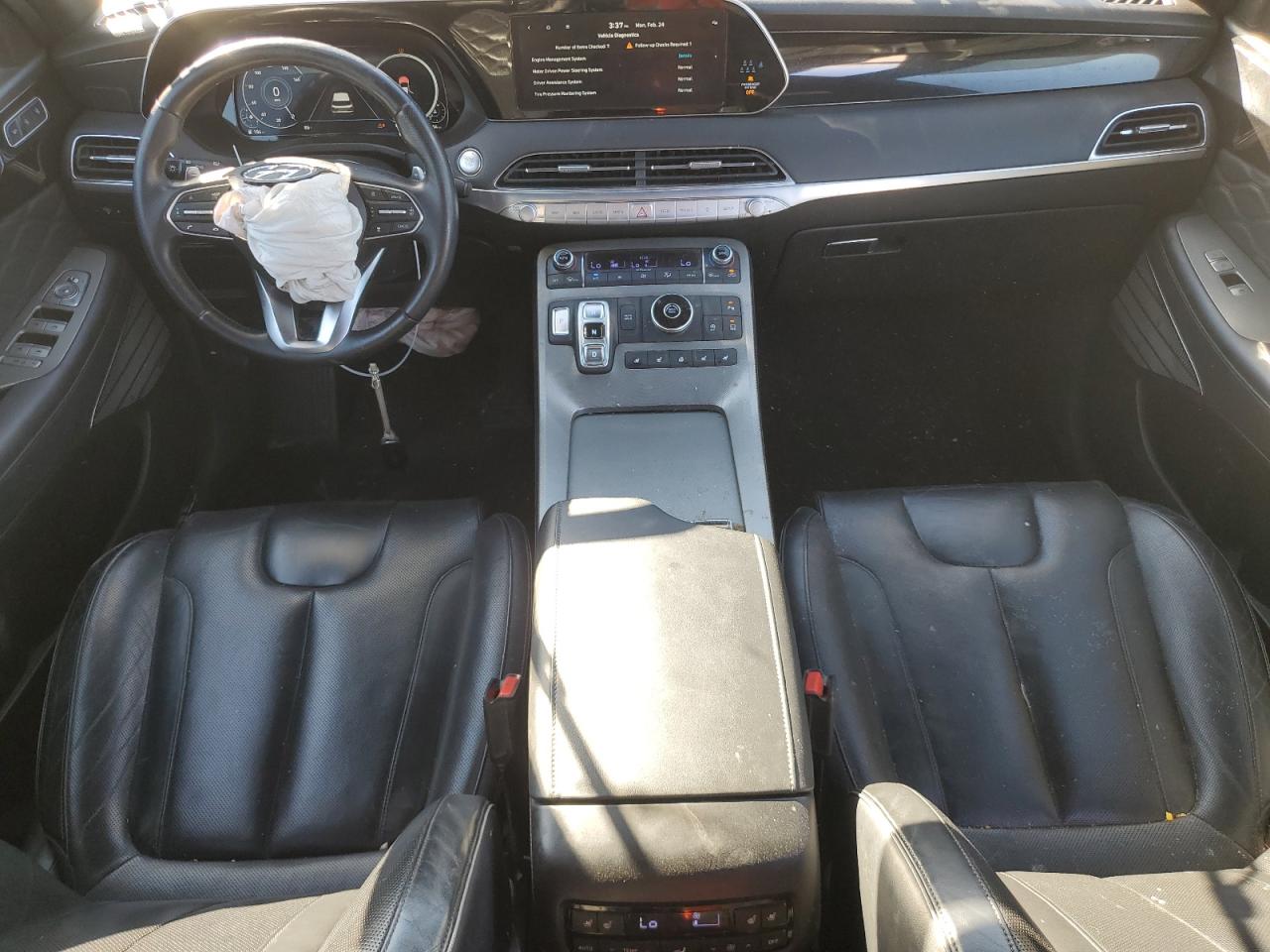 2022 Hyundai Palisade VIN KM8R74HE0NU389471 Copart auction photo, front end damage thumbnail 8
