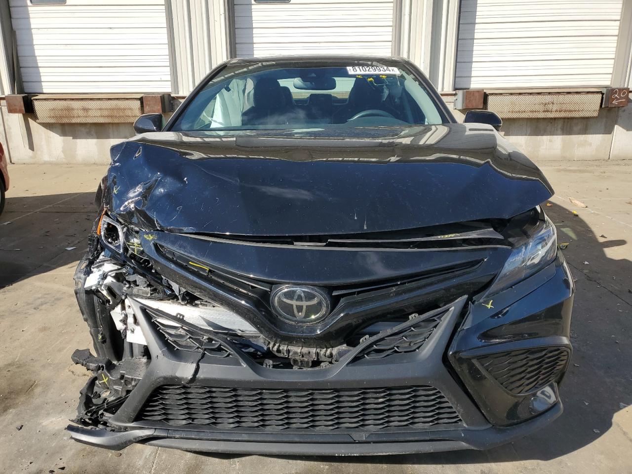 2022 Toyota Camry VIN 4T1T11AK4NU008145 Copart auction photo, front end / side damage thumbnail 5