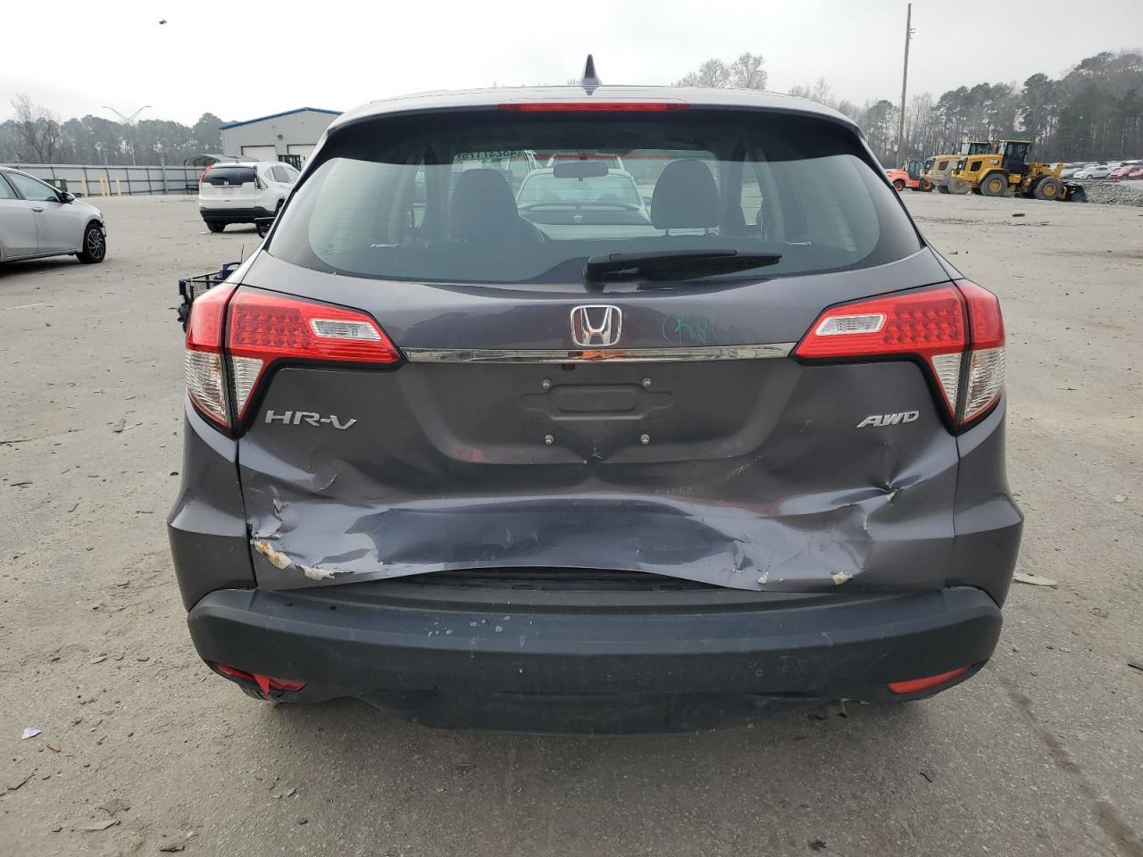 2022 Honda HR-V VIN 3CZRU6H3XNM768578 Copart auction photo, front end / rear end damage thumbnail 6