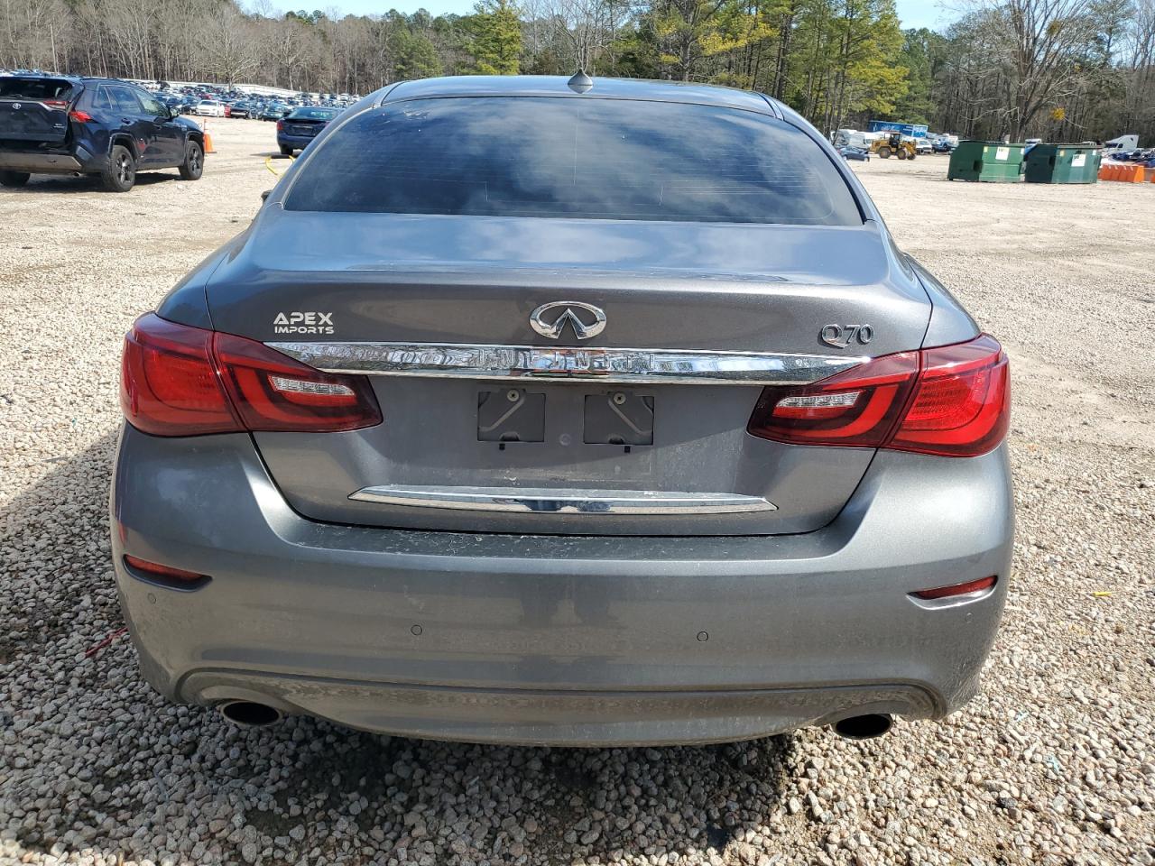 2019 Infiniti Q70 VIN JN1BY1AP1KM505241 Copart auction photo, front end damage thumbnail 6