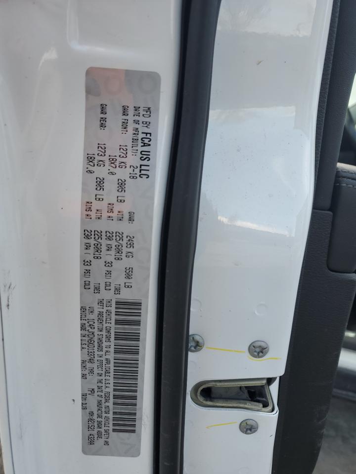 2019 Jeep Grand Cherokee VIN 1C4PJMDN6KD133740 Copart auction photo, front end damage thumbnail 14