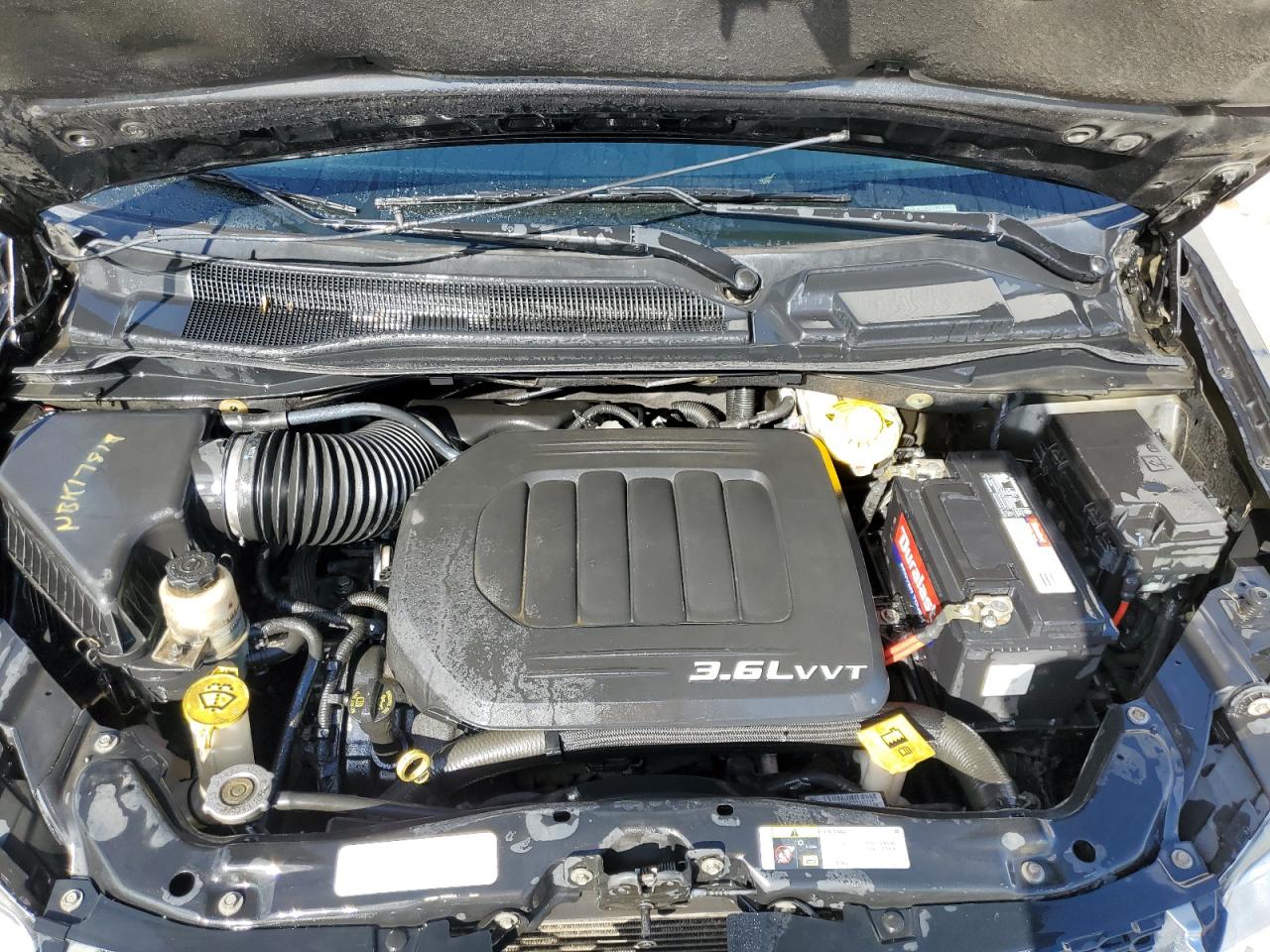 2016 Dodge Caravan VIN 2C4RDGBG4GR374495 Copart auction photo, side / front end damage thumbnail 12