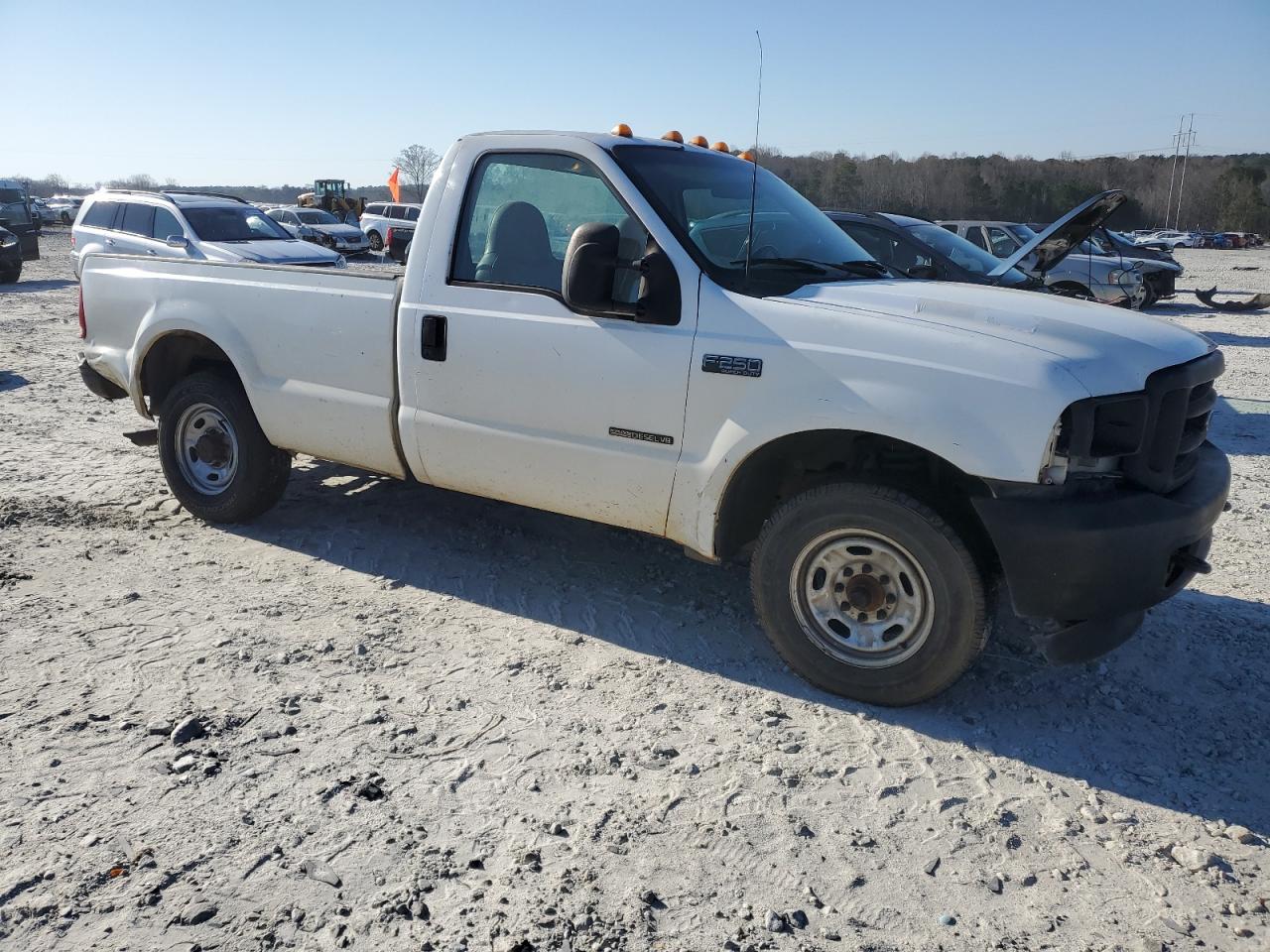 2002 Ford F250 VIN 1FTNF20F52EA73407 Copart auction photo, all over damage thumbnail 4