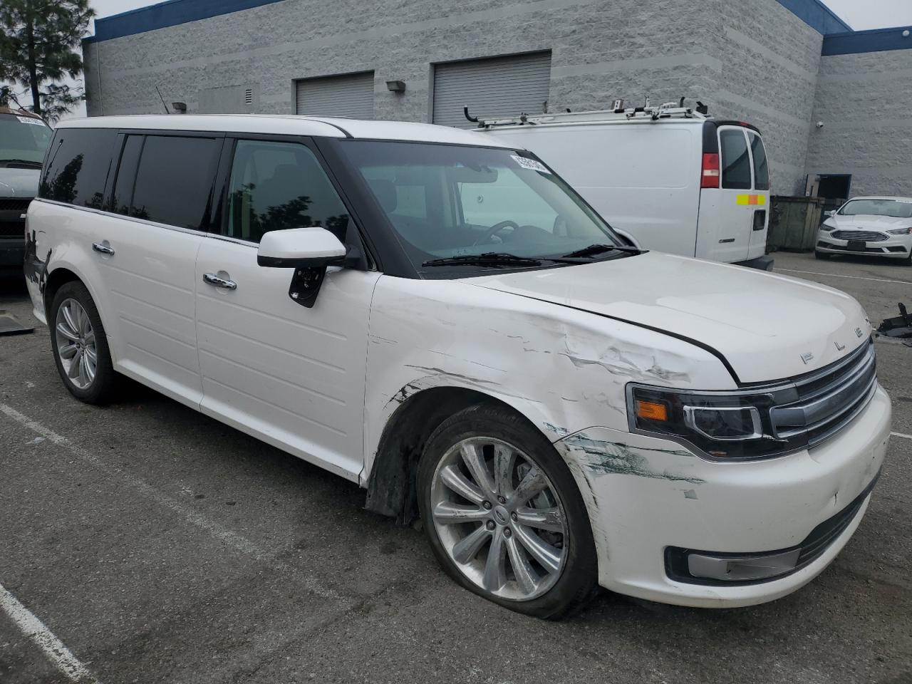 2019 Ford Flex VIN 2FMHK6D84KBA30700 Copart auction photo, front end damage thumbnail 4