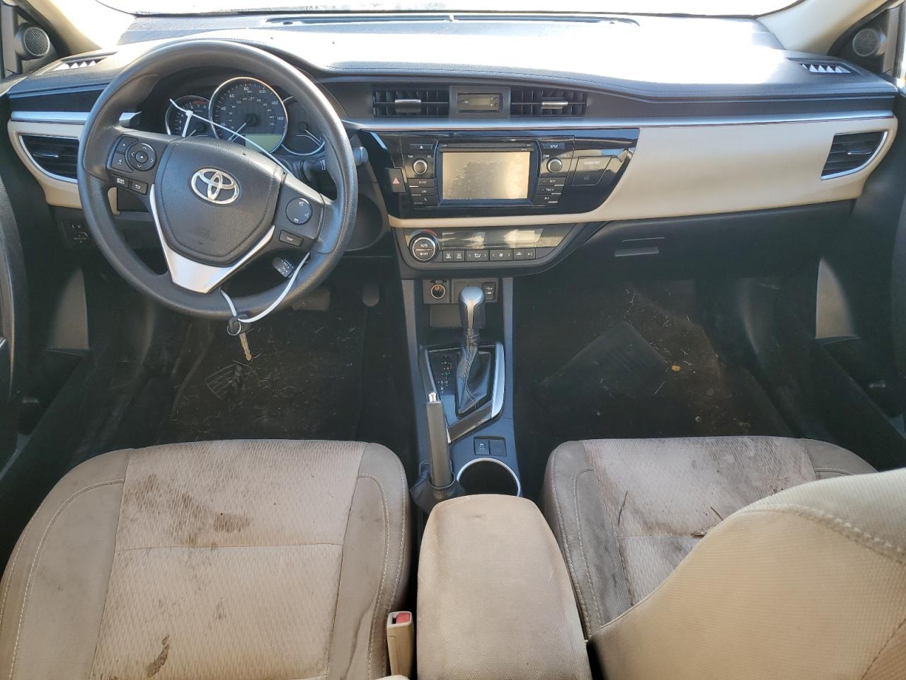 2015 Toyota Corolla VIN 2T1BURHE6FC377979 Copart auction photo, all over damage thumbnail 8