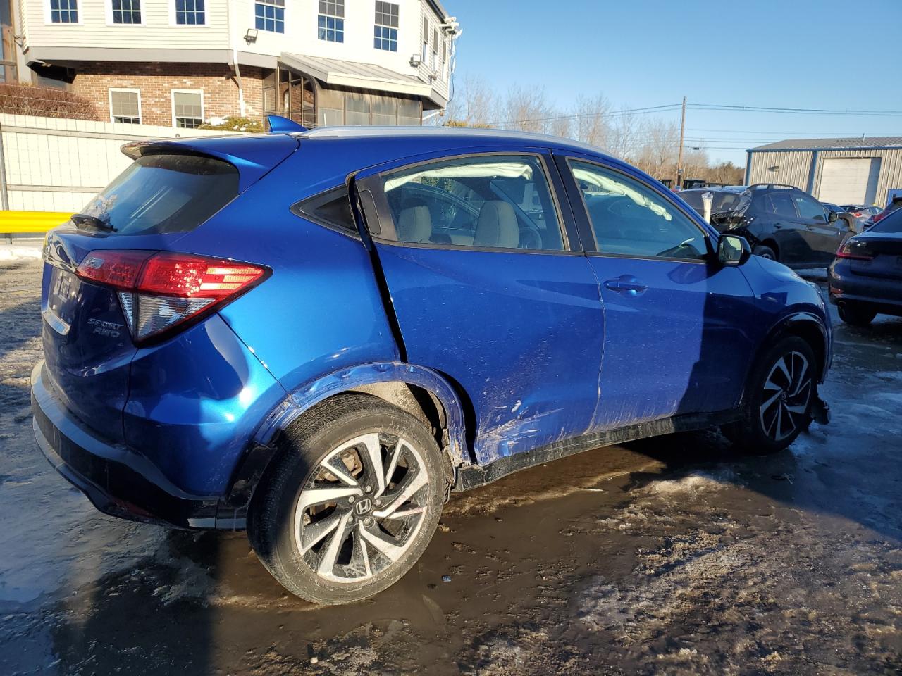 2019 Honda HR-V VIN 3CZRU6H12KG701935 Copart auction photo, side damage thumbnail 3
