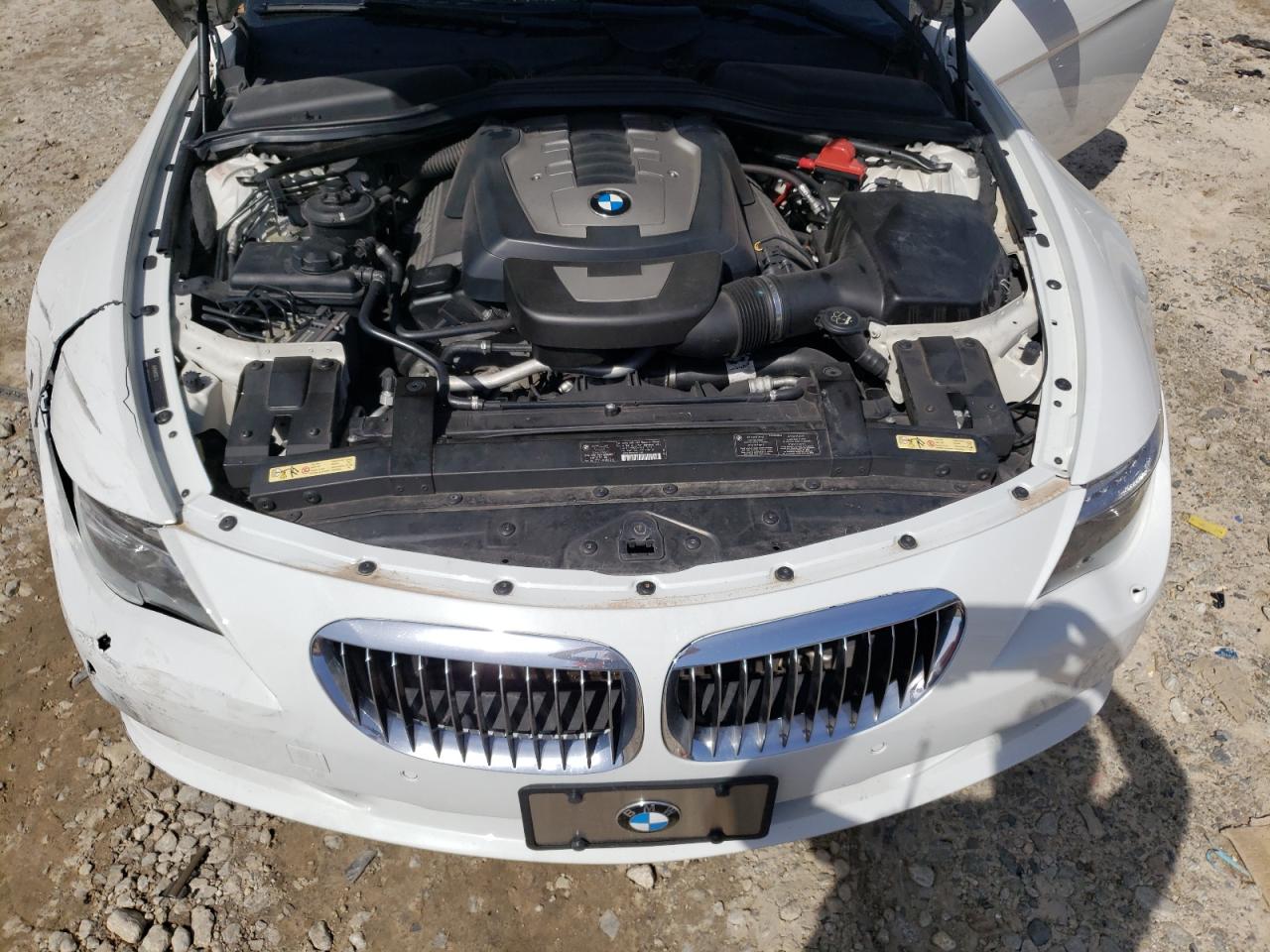 2008 BMW 6er VIN WBAEB53578CX60504 Copart auction photo, front end damage thumbnail 11