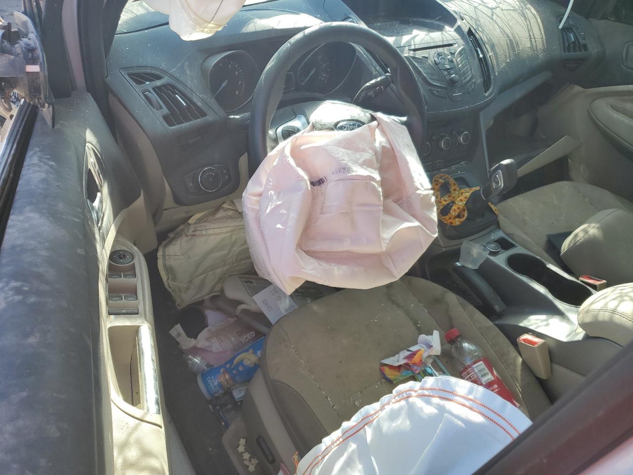 2014 Ford Escape VIN 1FMCU0GX2EUD50522 Copart auction photo, rollover damage thumbnail 8