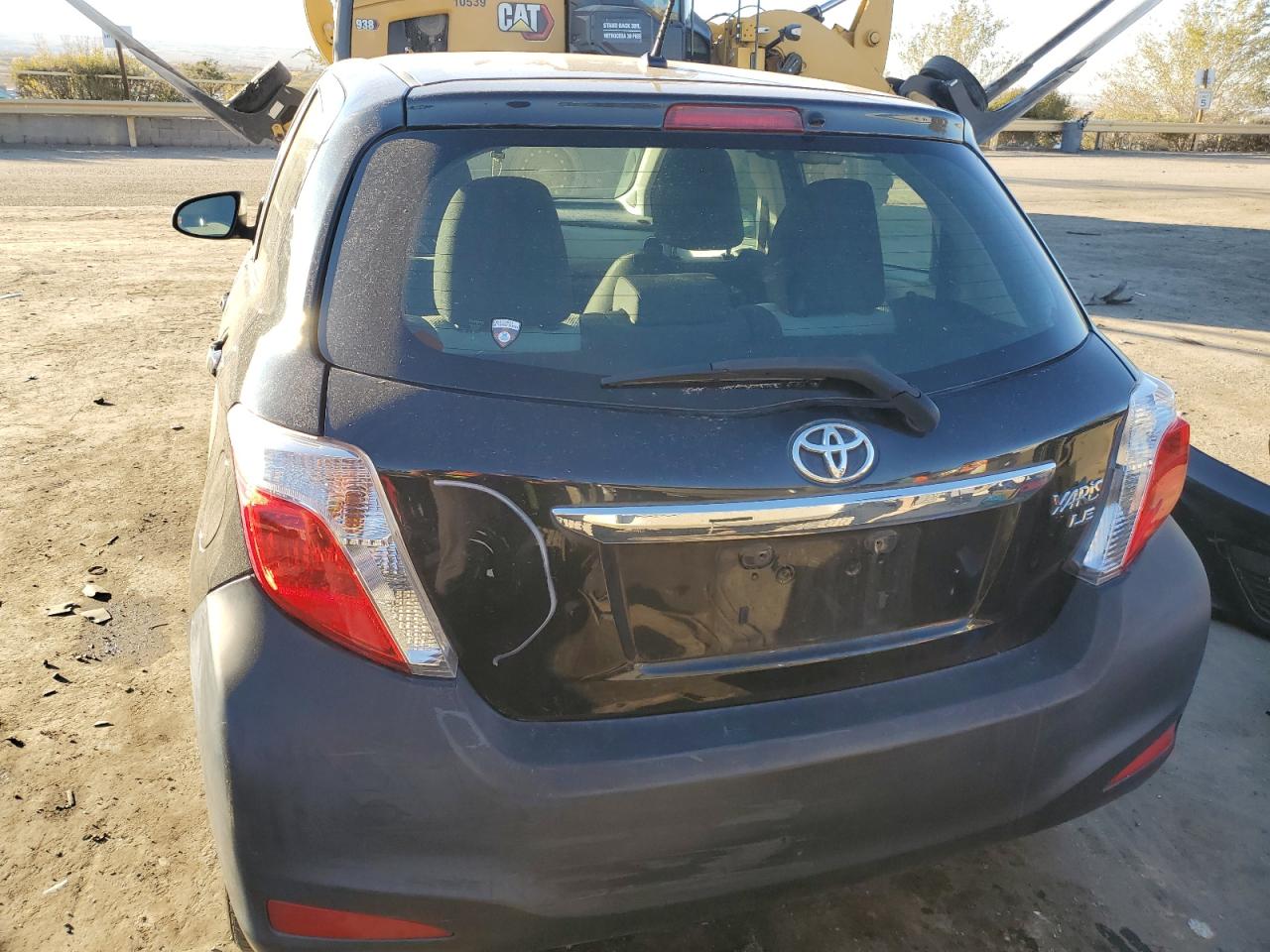 2013 Toyota Yaris VIN JTDKTUD34DD568875 Copart auction photo, front end damage thumbnail 6