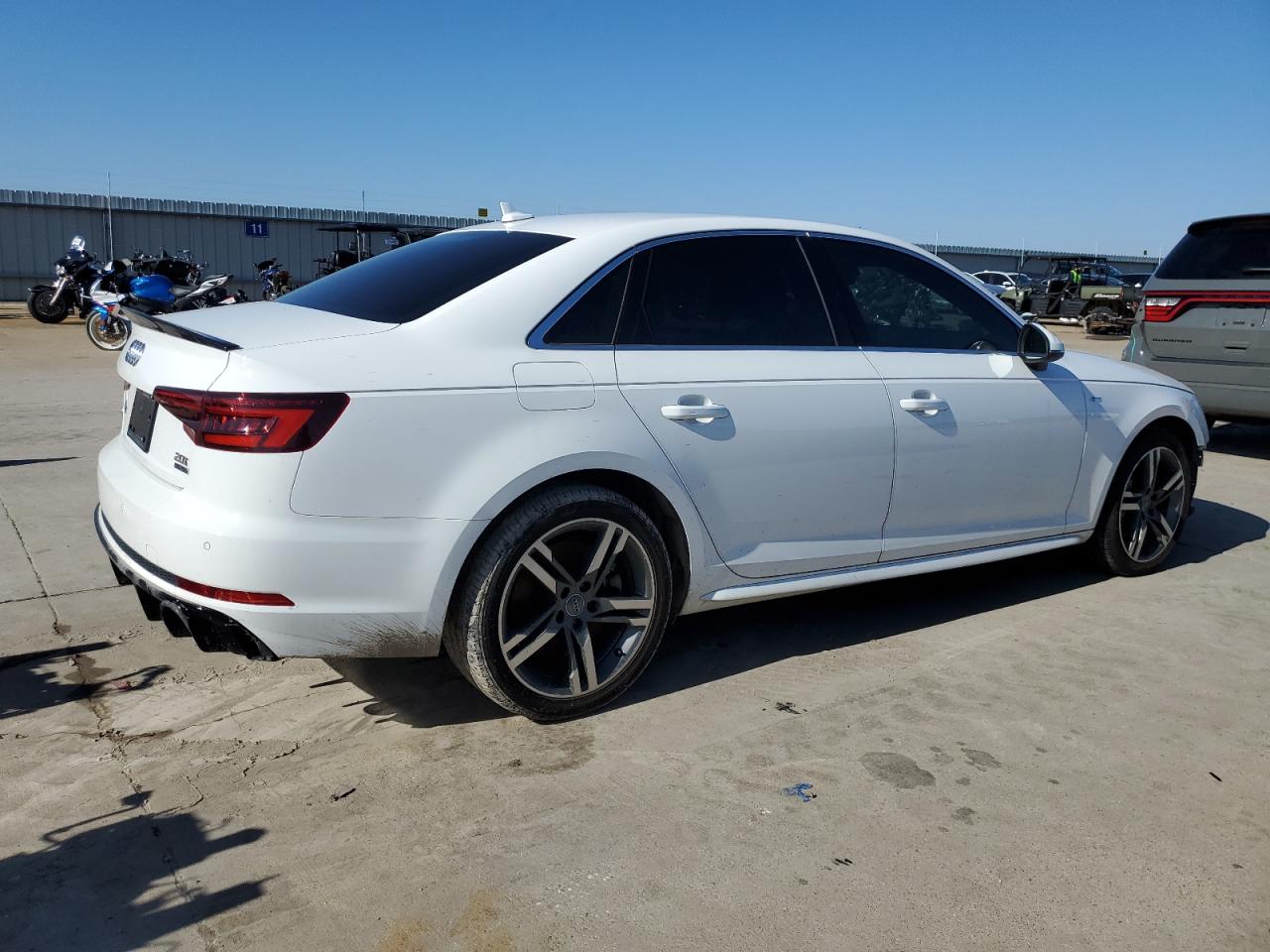2018 Audi A4 VIN WAUENAF48JA143584 Copart auction photo, front end damage thumbnail 3