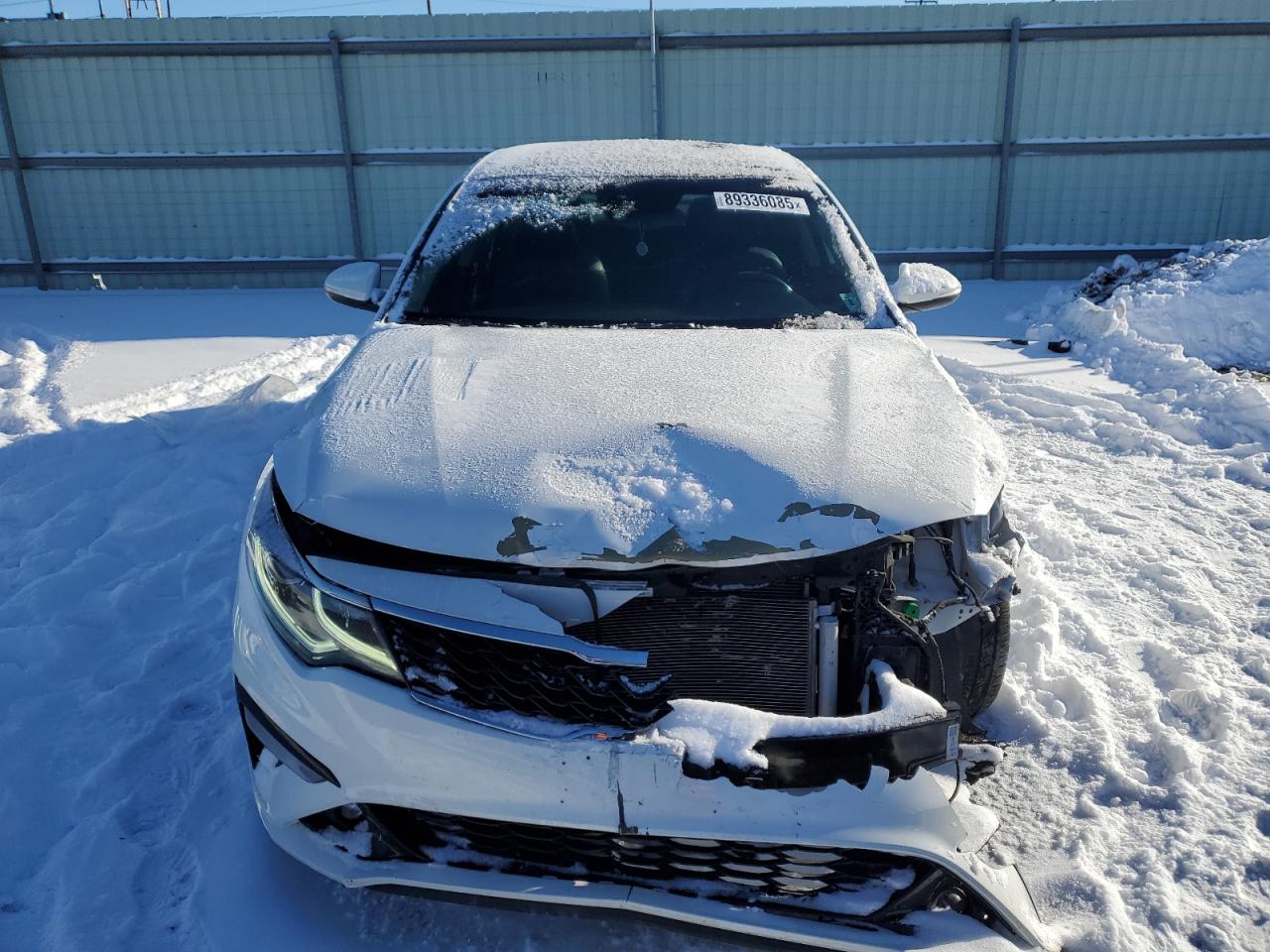 2019 KIA Optima VIN 5XXGT4L35KG293172 Copart auction photo, front end / rear end damage thumbnail 5
