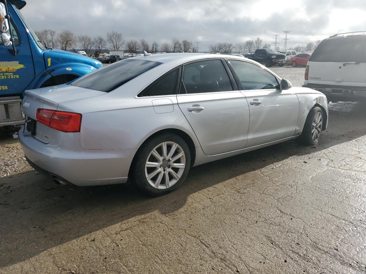 2015 Audi A6 VIN WAUFFAFC9FN015461 Copart auction photo, all over damage thumbnail 3
