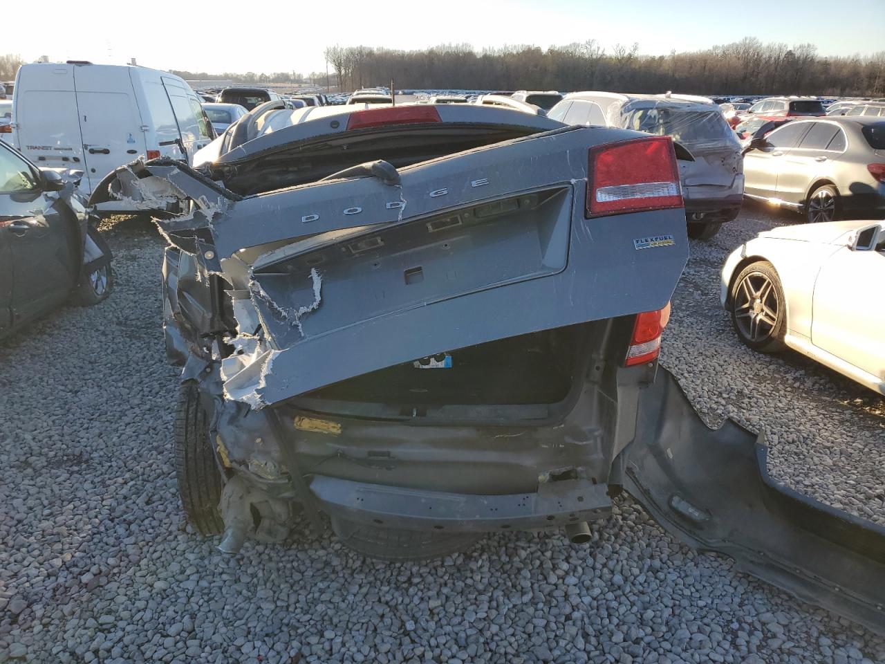 2012 Dodge Journey VIN 3C4PDCBG6CT189114 Copart auction photo, rear end / front end damage thumbnail 6