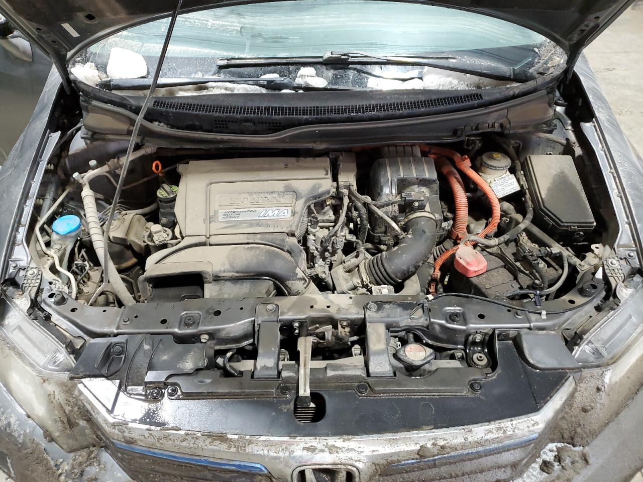 2012 Honda Civic VIN JHMFB4F32CS001218 Copart auction photo, rear end damage thumbnail 11