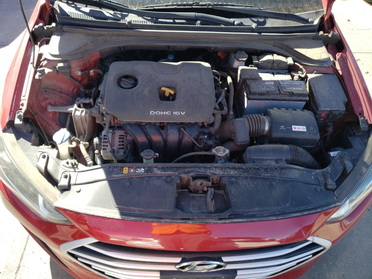 2018 Hyundai Elantra VIN KMHD84LF7JU472722 Copart auction photo, rear end / minor dent/scratches damage thumbnail 11