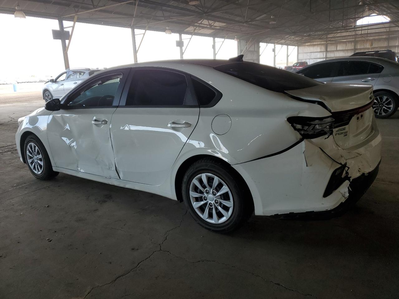 2021 KIA Forte VIN 3KPF24AD5ME275356 Copart auction photo, rear end / side damage thumbnail 2