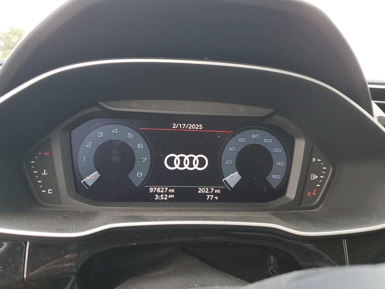 2020 Audi Q3 VIN WA1AECF30L1045294 Copart auction photo, front end / frame damage damage thumbnail 9