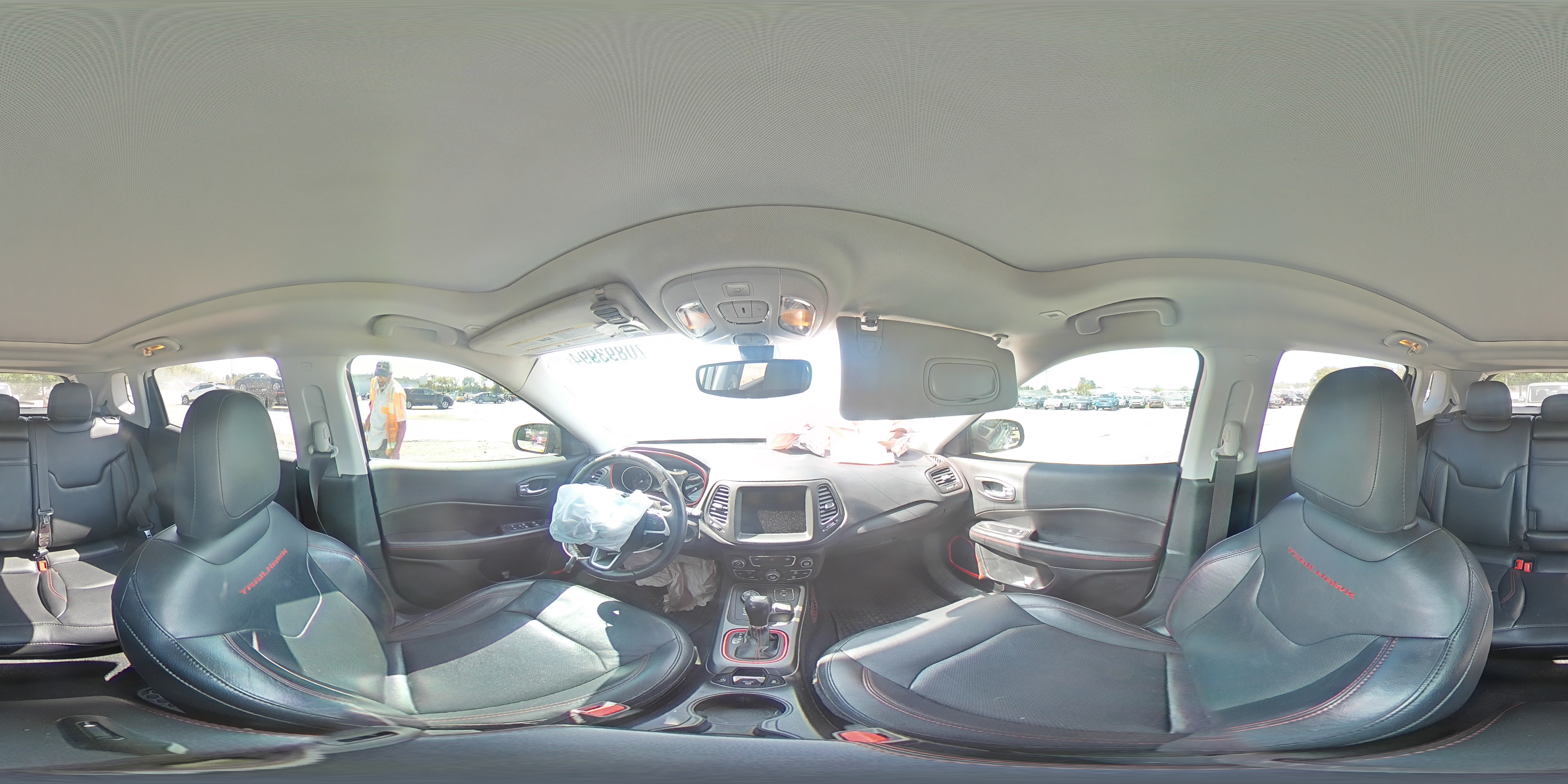2019 Jeep Compass VIN 3C4NJDDB6KT668221 Copart auction photo, side / front end damage thumbnail 13