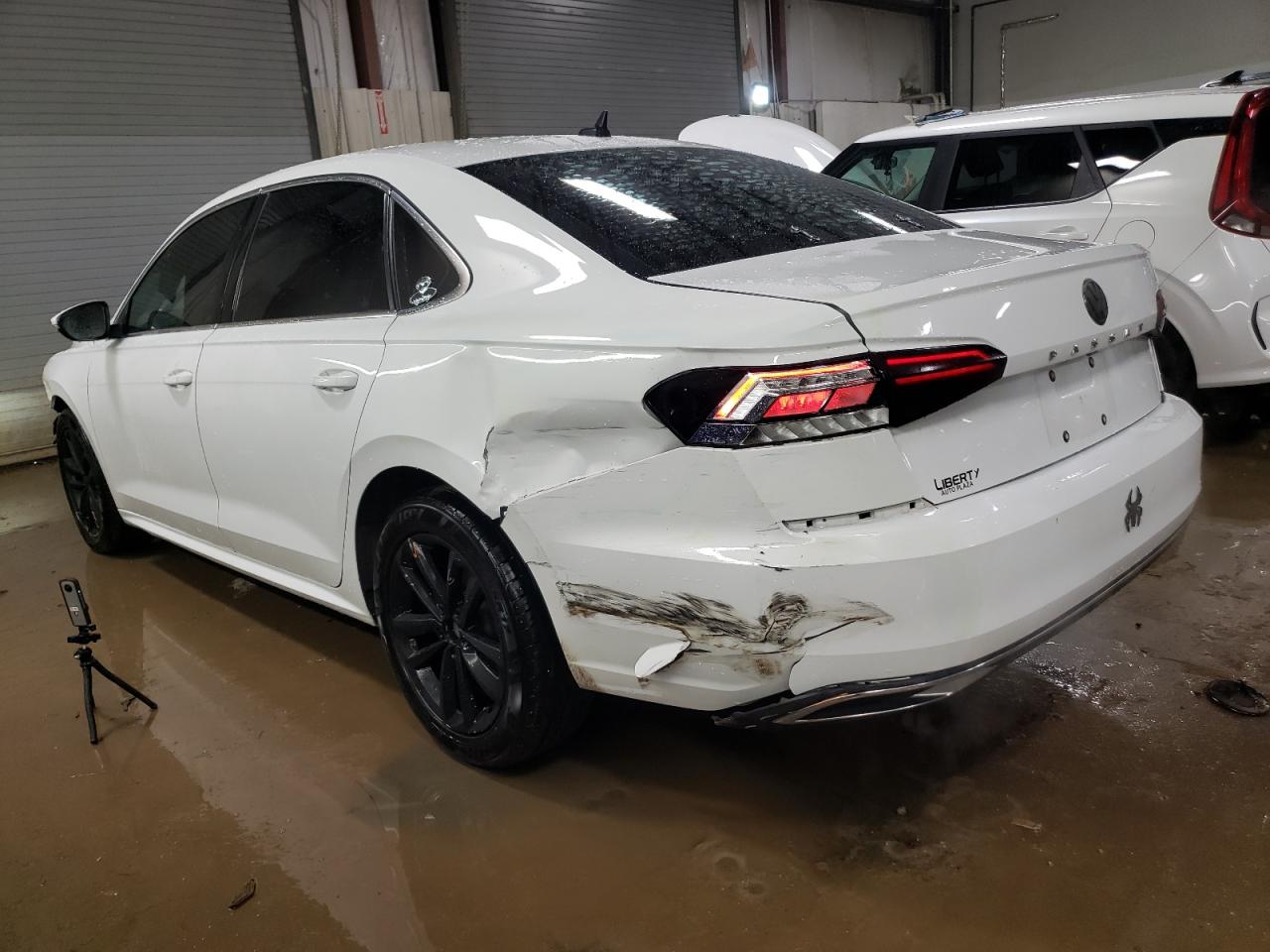 2020 Volkswagen Passat VIN 1VWSA7A37LC018406 Copart auction photo, front end / rear end damage thumbnail 2
