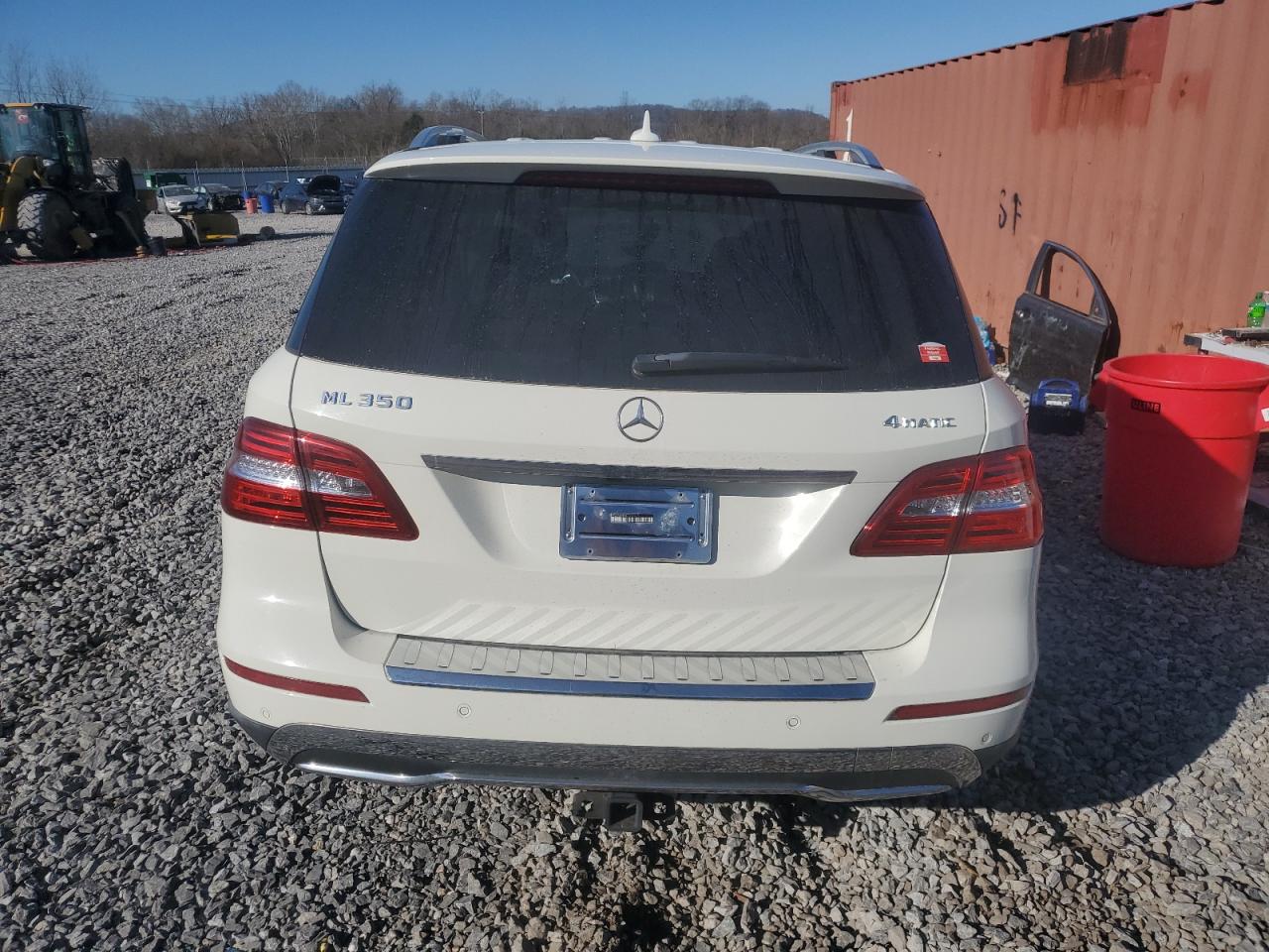 2012 Mercedes-Benz M-klasse VIN 4JGDA5HB4CA016245 Copart auction photo, front end damage thumbnail 6