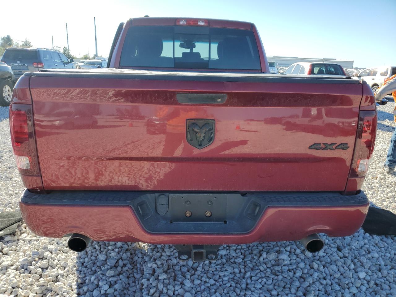 2015 RAM 1500 VIN 1C6RR7HT8FS552256 Copart auction photo, side damage thumbnail 6