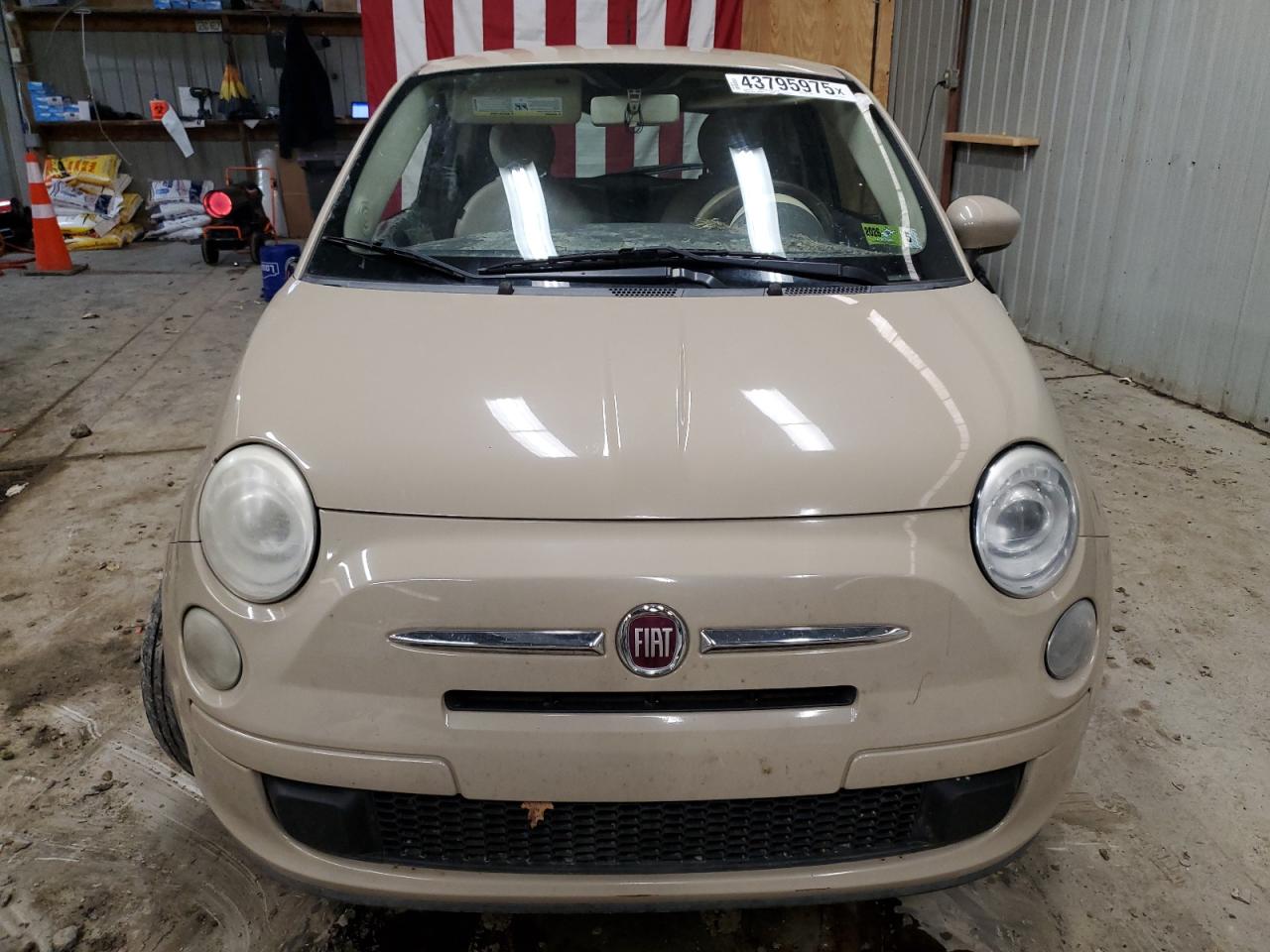 2012 Fiat 500 VIN 3C3CFFAR5CT131187 Copart auction photo, all over damage thumbnail 5