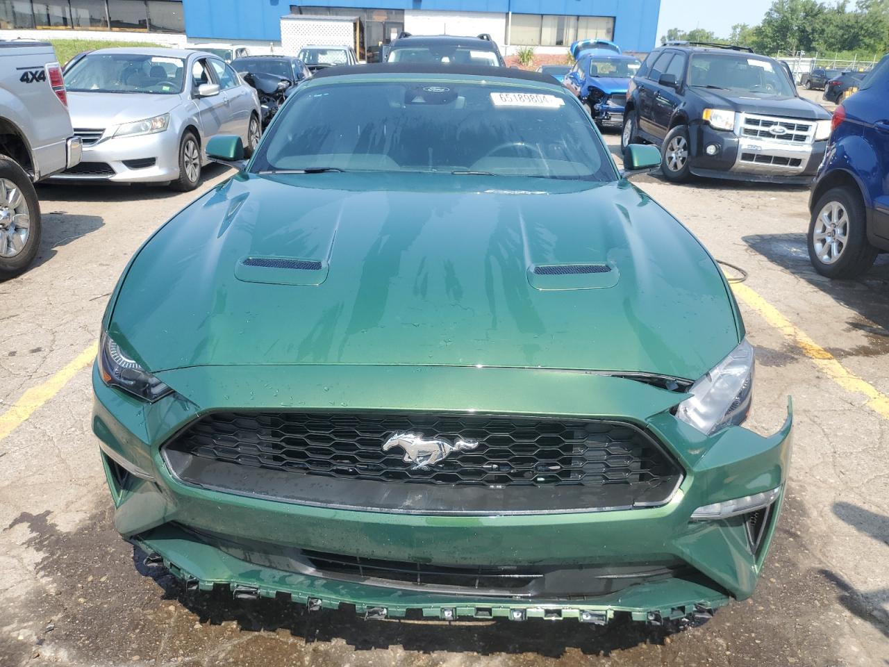 2022 Ford Mustang VIN 1FATP8UH0N5129315 Copart auction photo, stripped / all over damage thumbnail 5