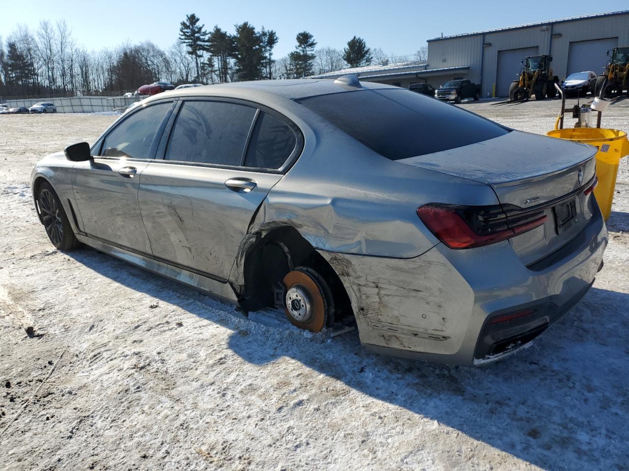 2021 BMW 7er VIN WBA7U2C03MCE49252 Copart auction photo, rear end damage thumbnail 2
