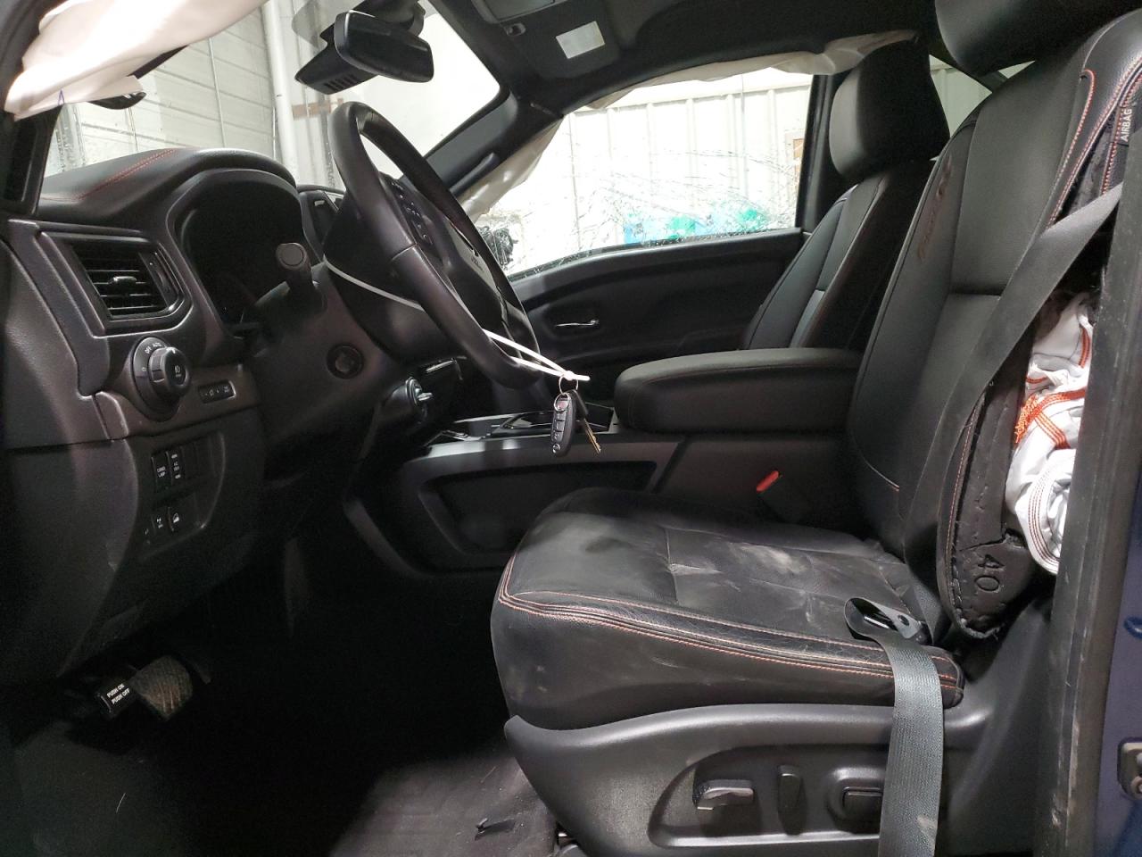 2021 Nissan Titan VIN 1N6AA1ED1MN506154 Copart auction photo, side / rear end damage thumbnail 7