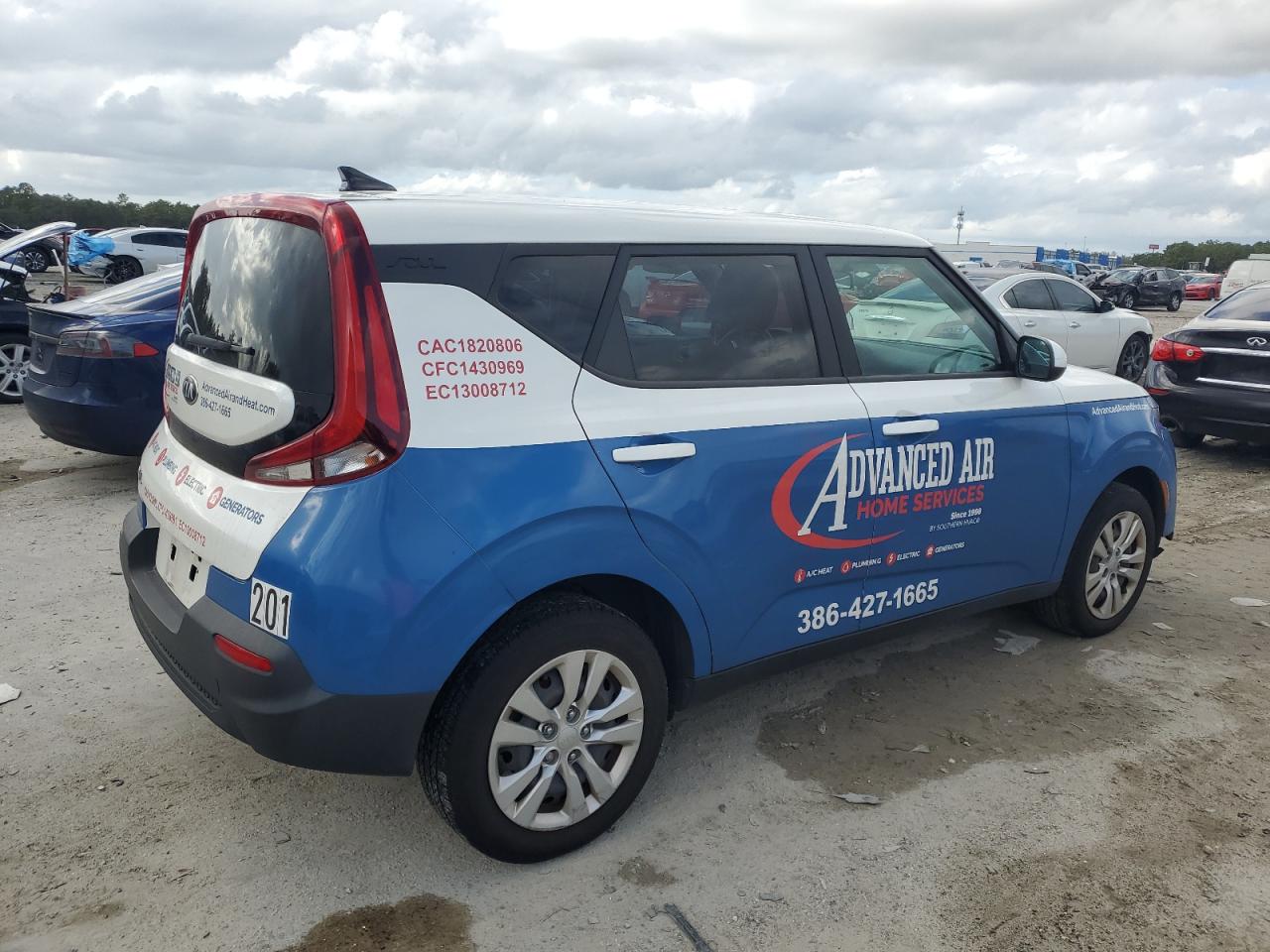 2021 KIA Soul VIN KNDJ23AU2M7145152 Copart auction photo, water/flood damage thumbnail 3