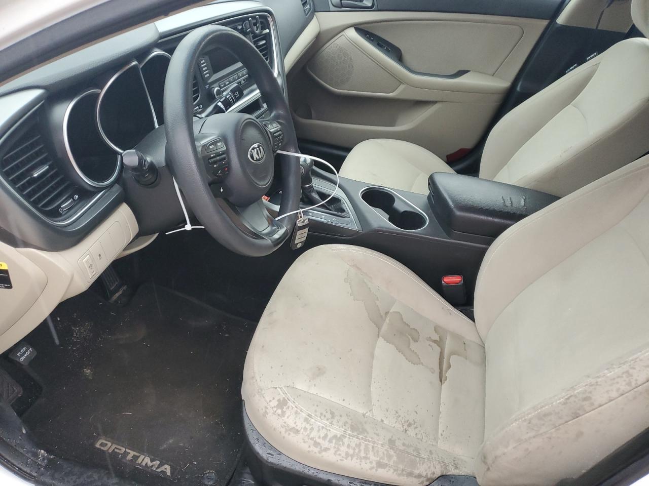 2015 KIA Optima VIN 5XXGM4A71FG505204 Copart auction photo, mechanical damage thumbnail 7