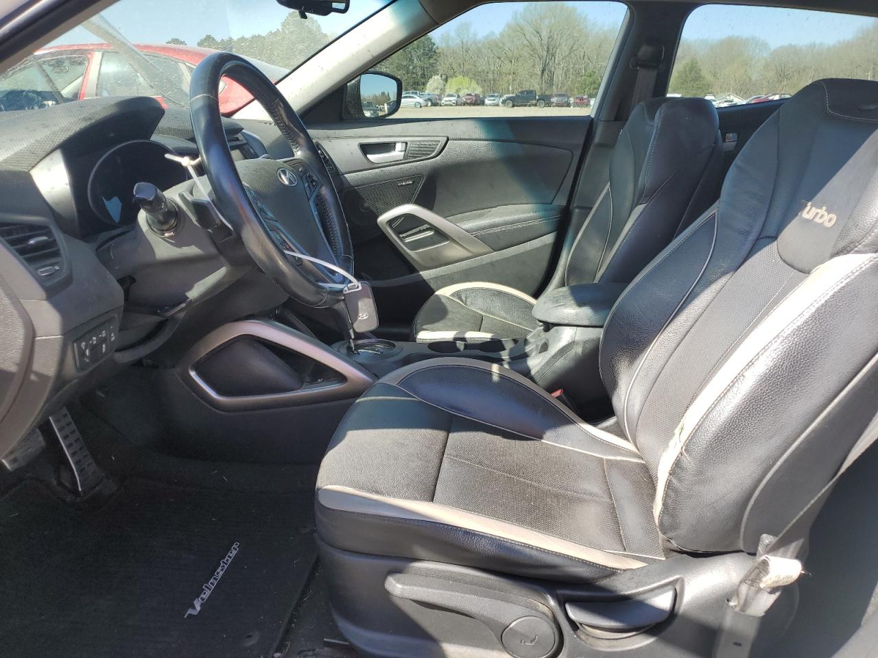 2014 Hyundai Veloster VIN KMHTC6AE9EU206110 Copart auction photo, rear end / minor dent/scratches damage thumbnail 7