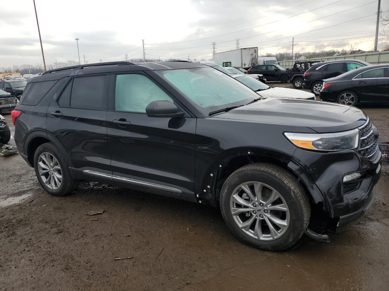 2023 Ford Explorer VIN 1FMSK8DH4PGB57464 Copart auction photo, front end damage thumbnail 4