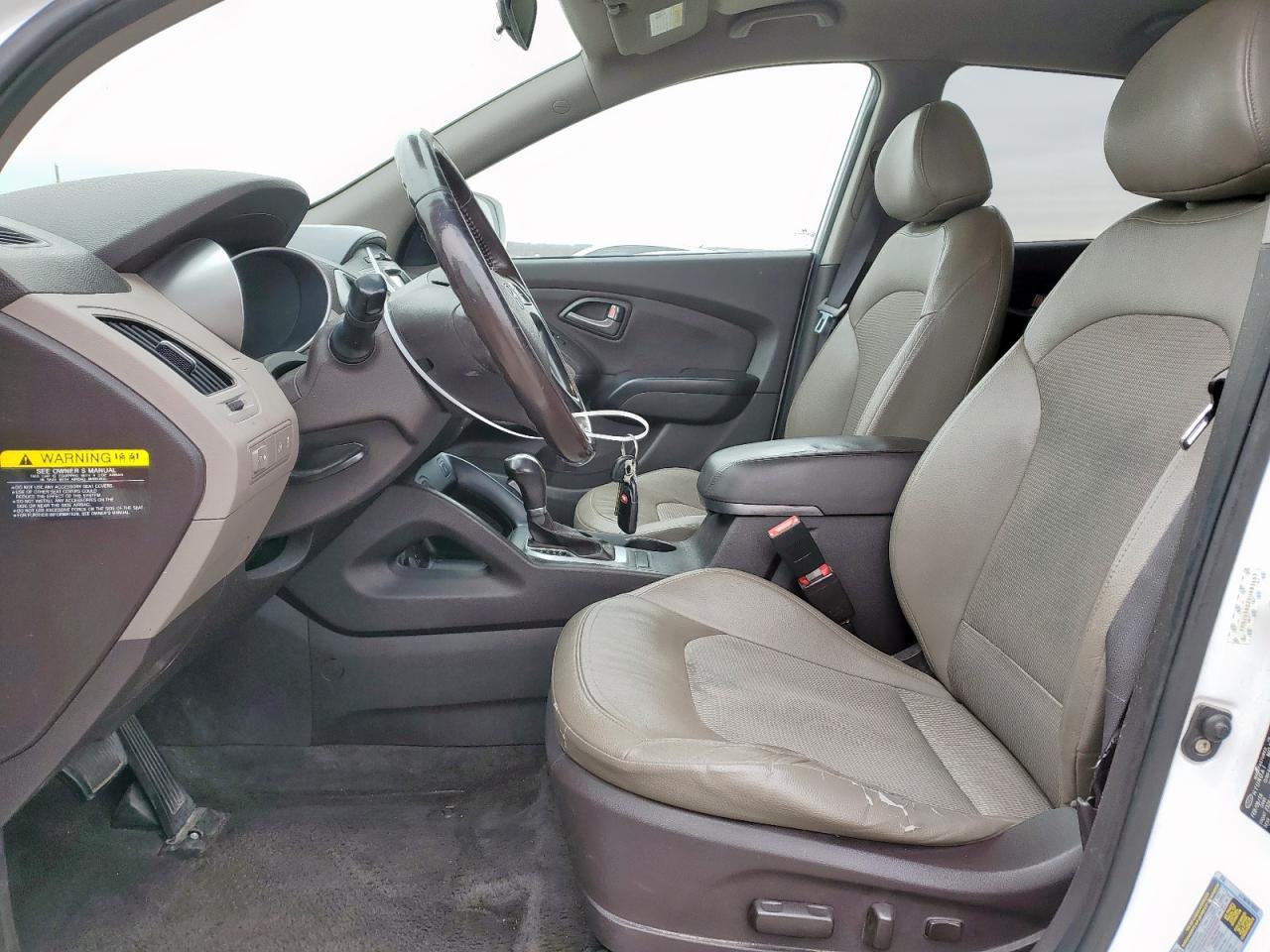 2014 Hyundai Tucson VIN KM8JU3AG2EU883665 Copart auction photo, front end damage thumbnail 7