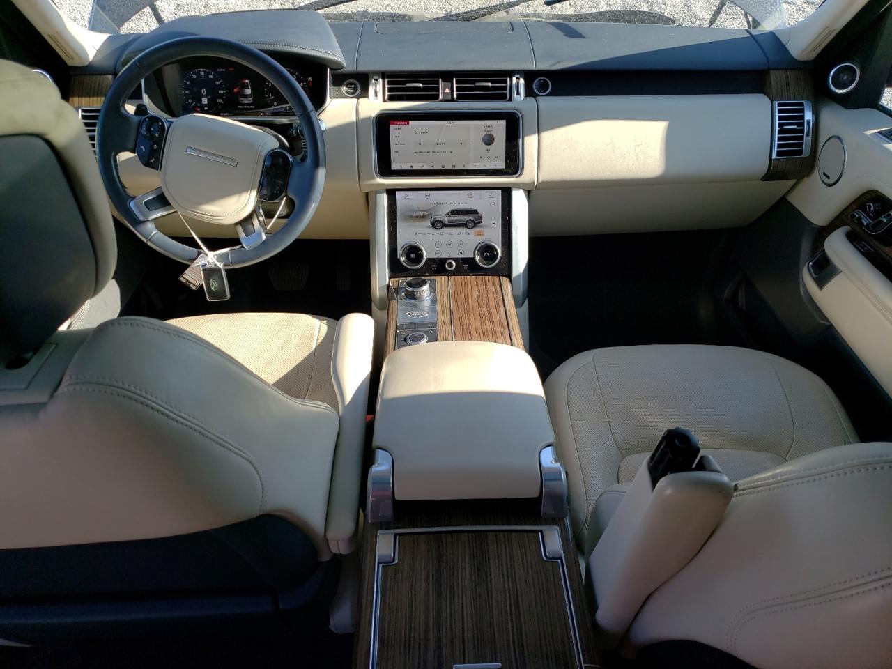 2019 Land Rover Range Rover VIN SALGS5RE1KA555985 Copart auction photo, front end damage thumbnail 8