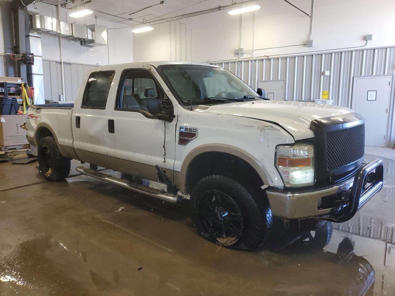 2008 Ford F250 VIN 1FTSW21R28ED15977 Copart auction photo, all over damage thumbnail 4
