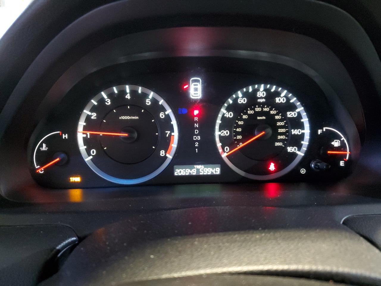 2009 Honda Accord VIN 1HGCP26709A180789 Copart auction photo, rear end damage thumbnail 9