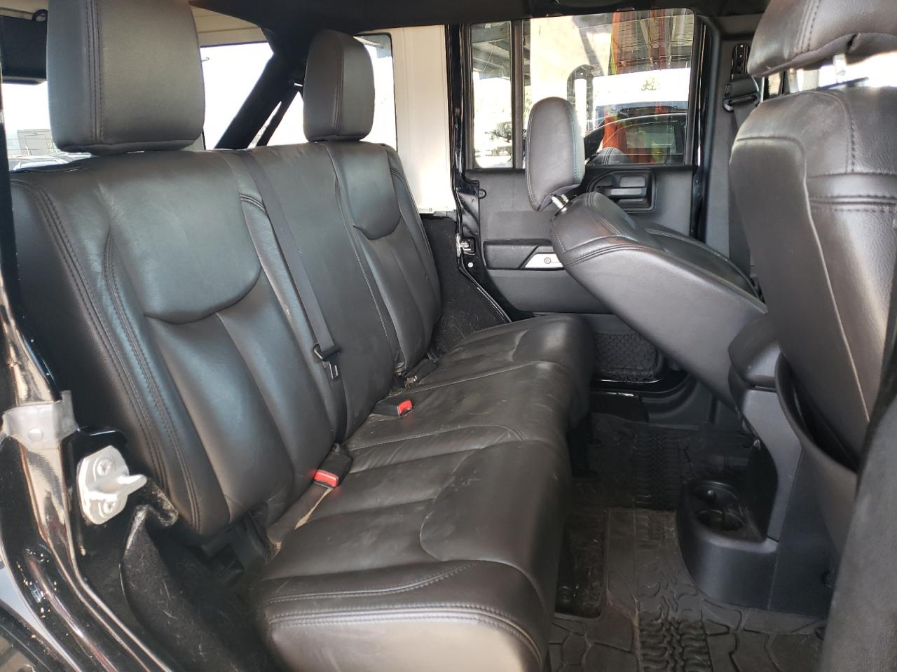 2014 Jeep Wrangler VIN 1C4HJWEG1EL266285 Copart auction photo, rear end damage thumbnail 10