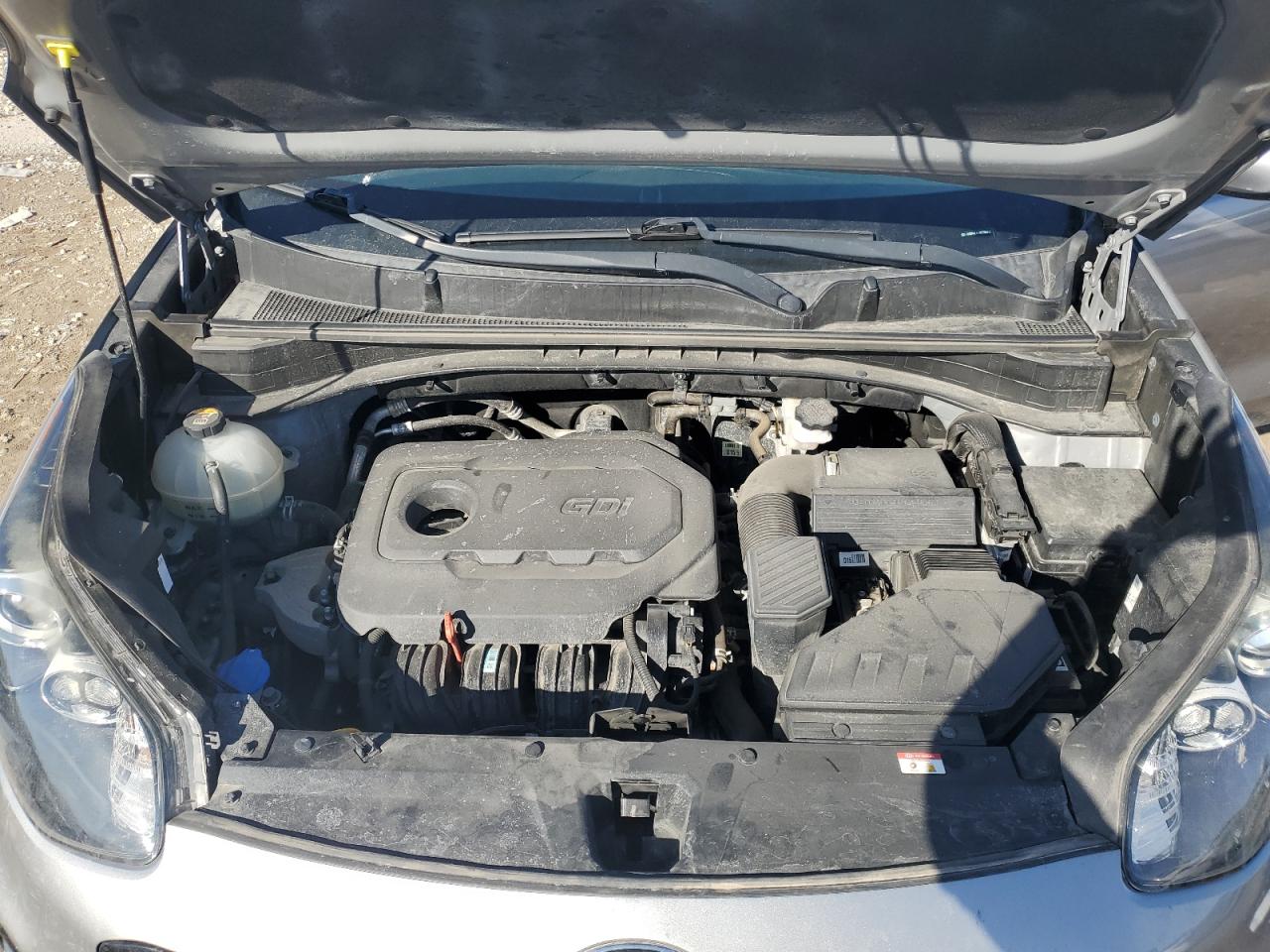 2019 KIA Sportage VIN KNDPMCAC4K7592915 Copart auction photo, vandalism damage thumbnail 12