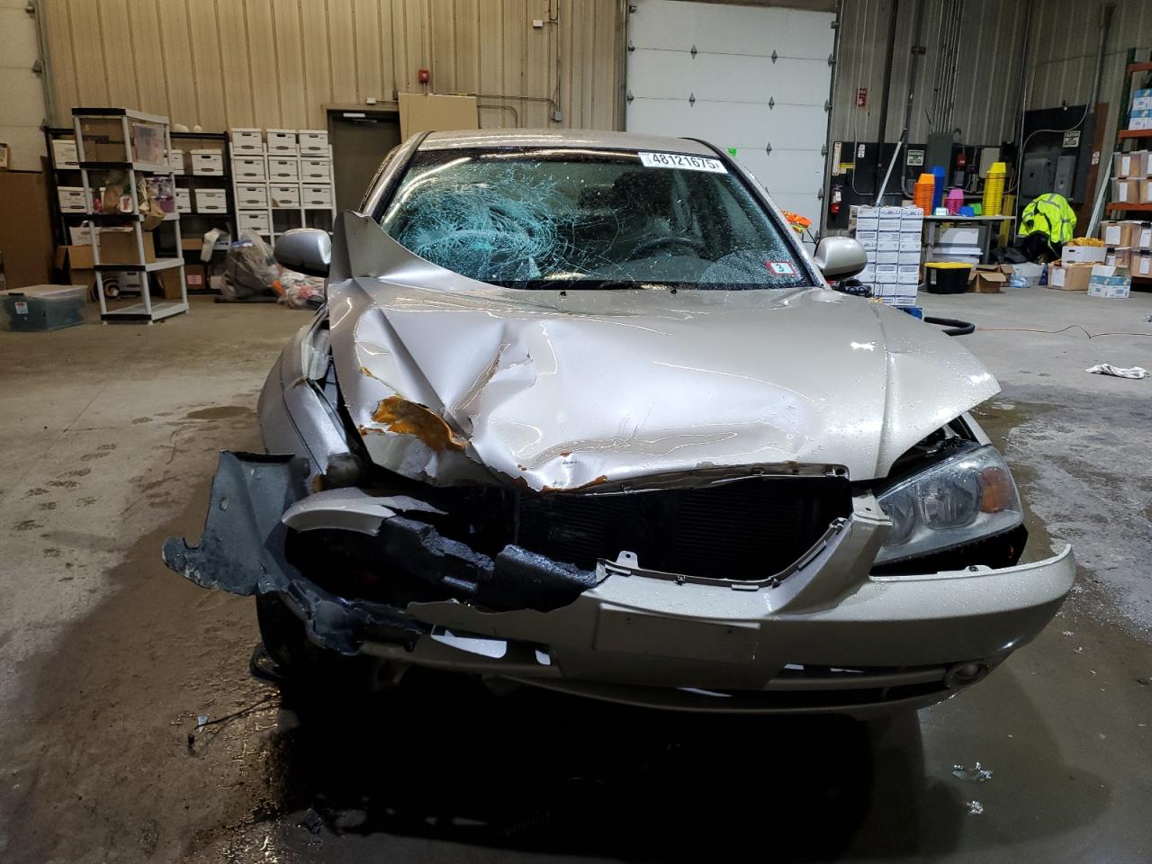 2006 Hyundai Elantra VIN KMHDN46D86U245162 Copart auction photo, front end damage thumbnail 5