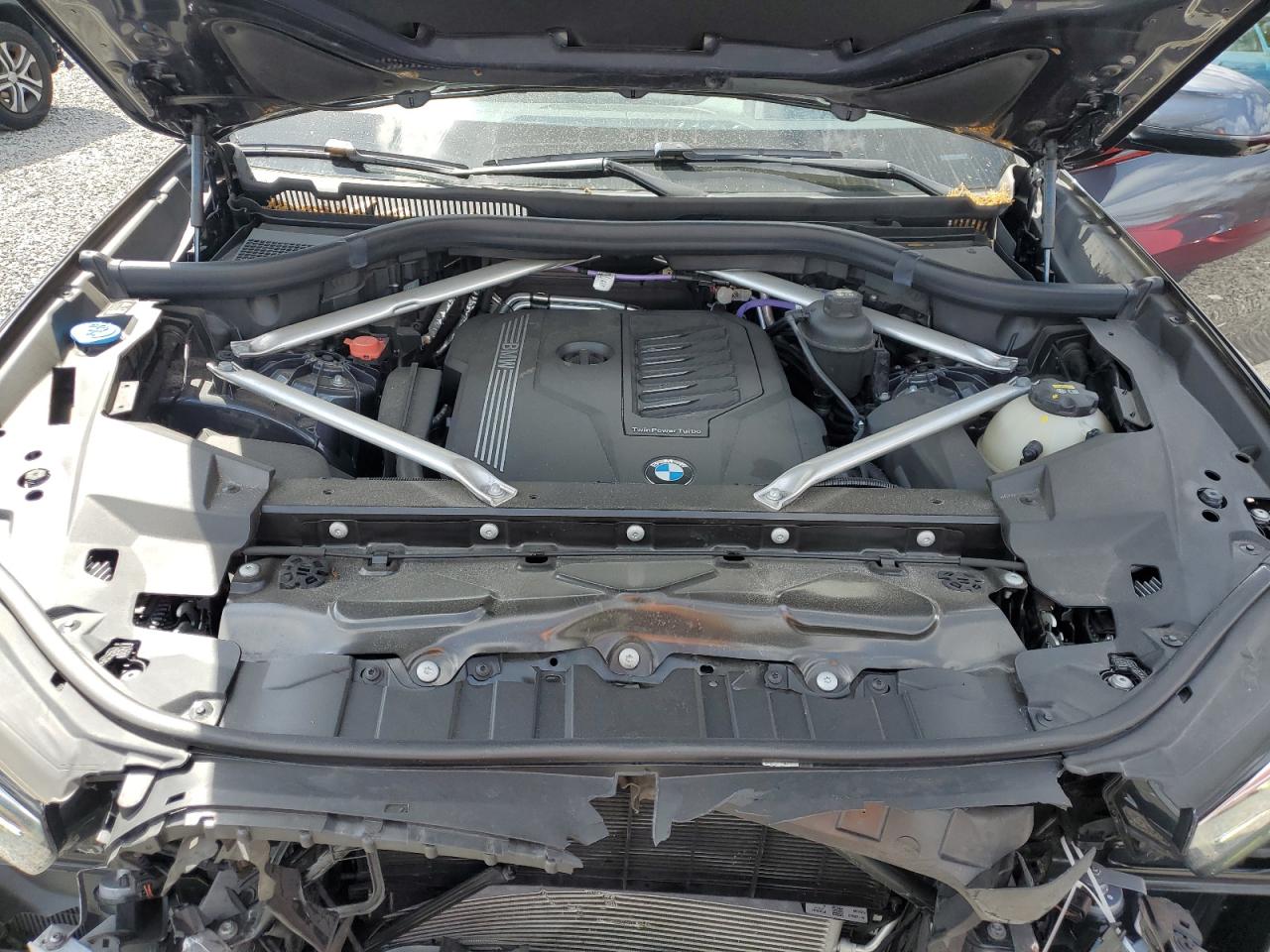 2021 BMW X5 VIN 5UXCR4C05M9H32830 Copart auction photo, frame damage / front end damage thumbnail 12