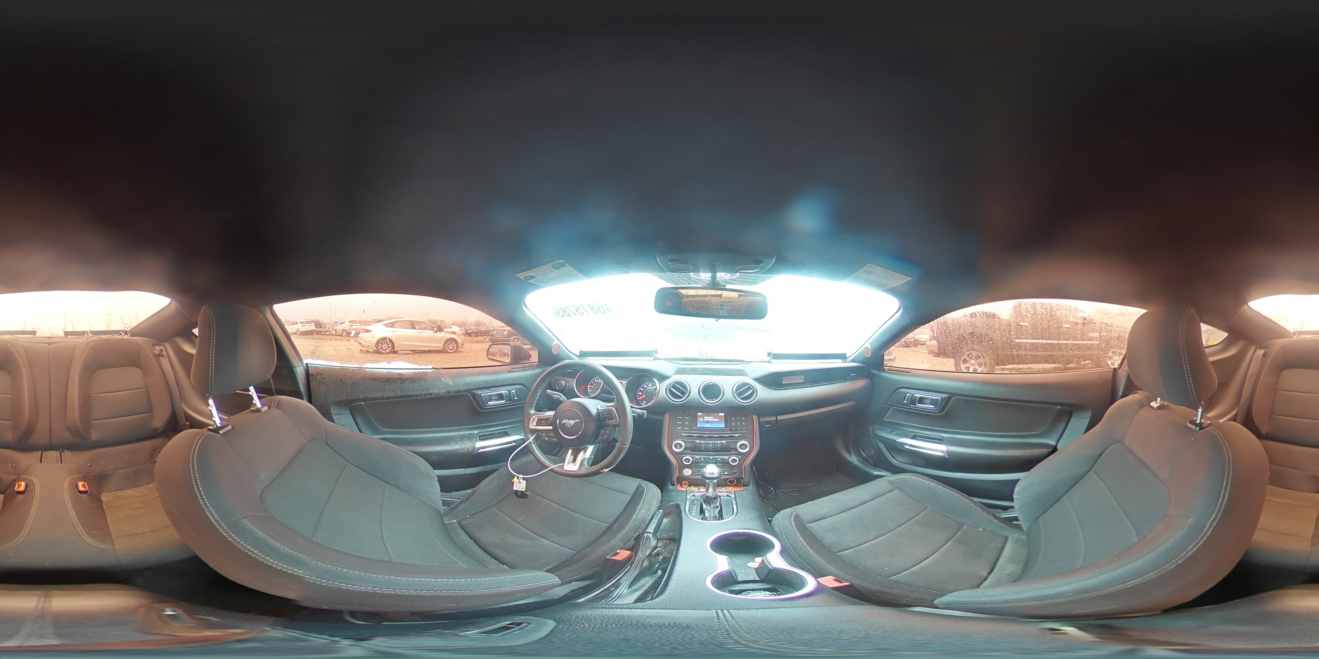 2015 Ford Mustang VIN 1FA6P8AM4F5321787 Copart auction photo, front end / rear end damage thumbnail 13