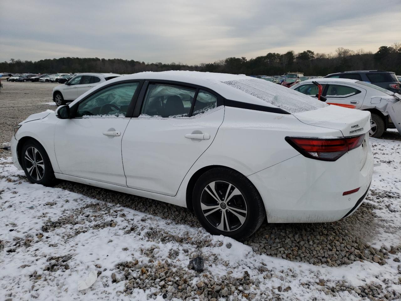 2020 Nissan Sentra VIN 3N1AB8CV8LY254542 Copart auction photo, front end / minor dent/scratches damage thumbnail 2