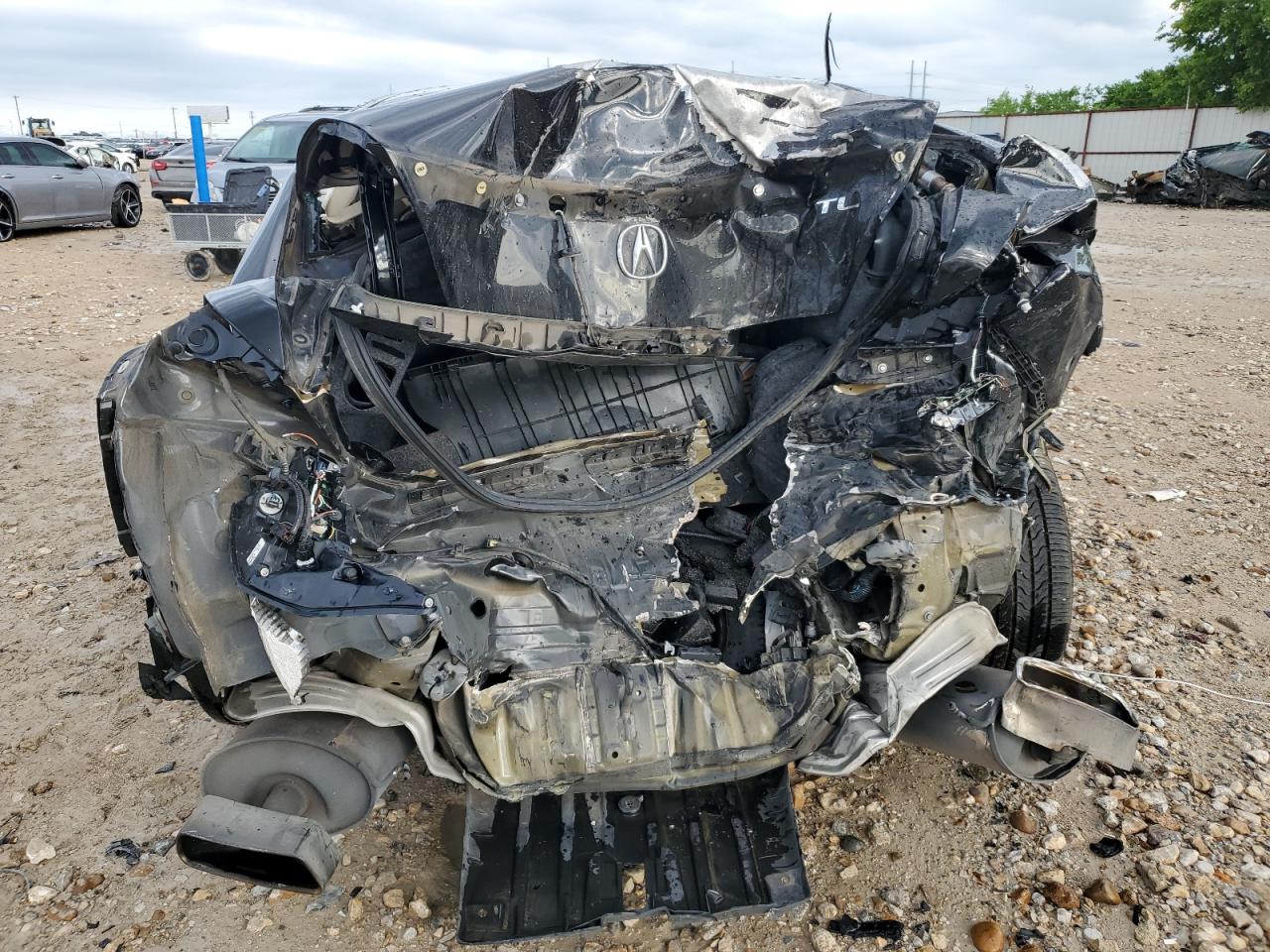 2014 Acura TL VIN 19UUA8F59EA006463 Copart auction photo, rear end / side damage thumbnail 6
