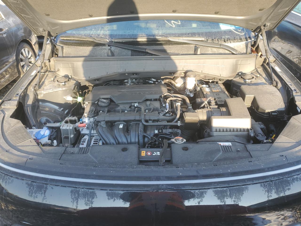 2024 Hyundai Kona VIN KM8HCCAB3RU074543 Copart auction photo, rear end damage thumbnail 12