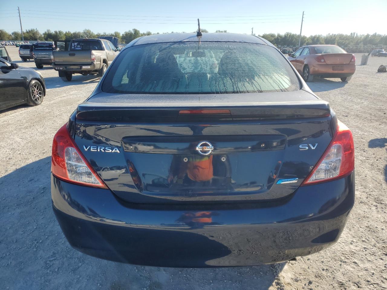 2013 Nissan Versa VIN 3N1CN7AP9DL841202 Copart auction photo, front end damage thumbnail 6